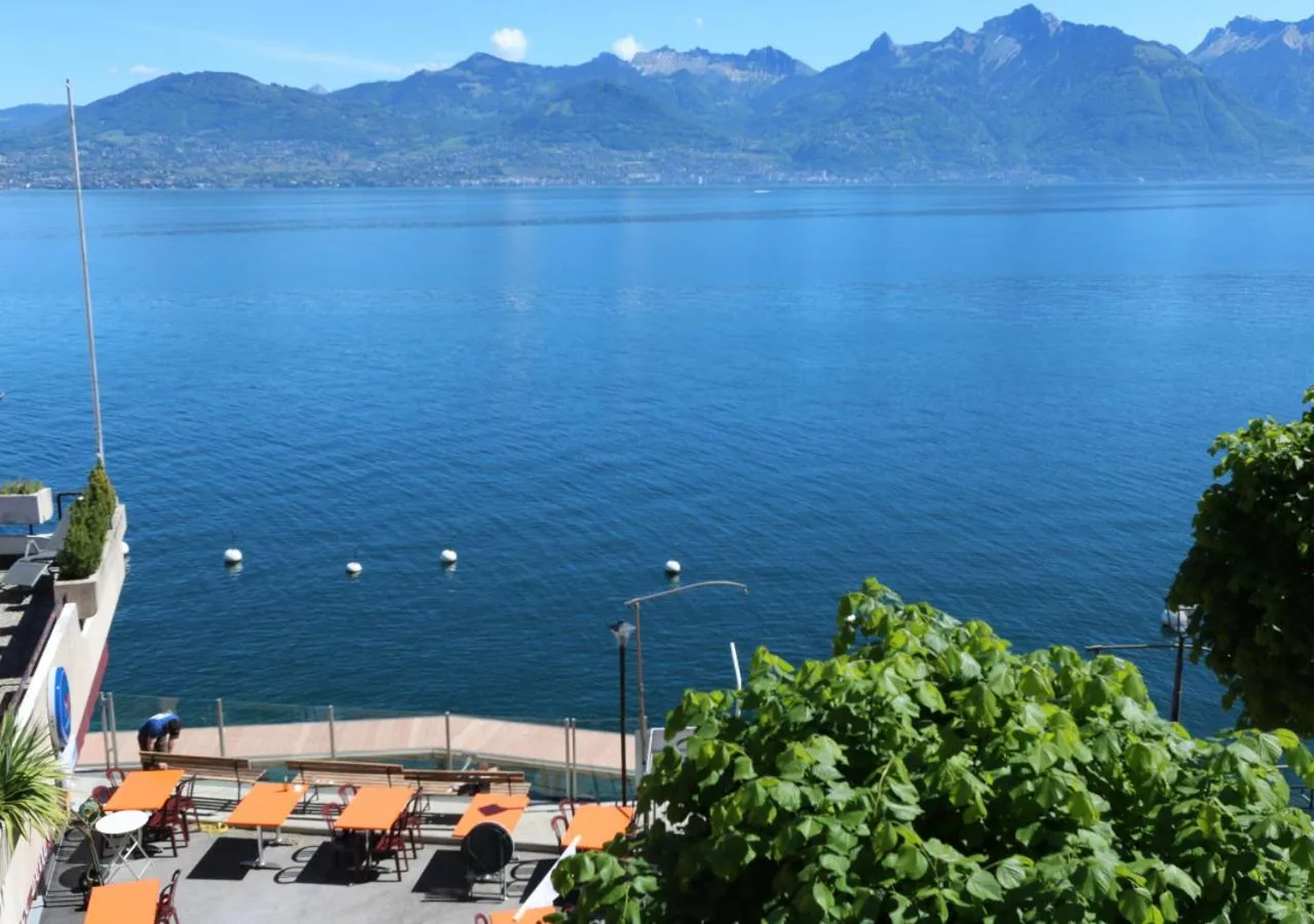 Lake view in Hotel Le Rivage