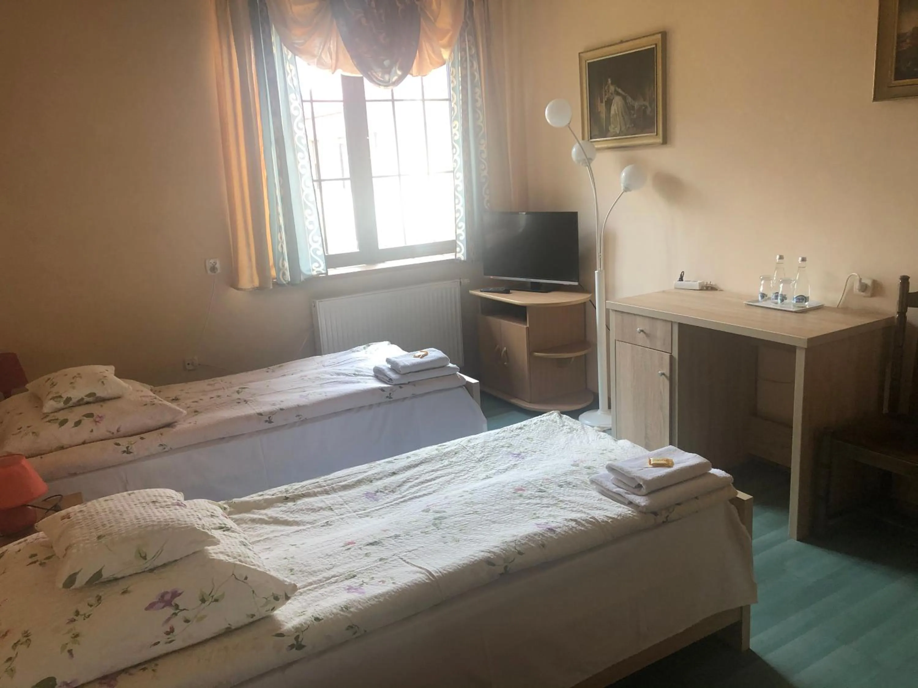 Bed in Hotel Zameczek