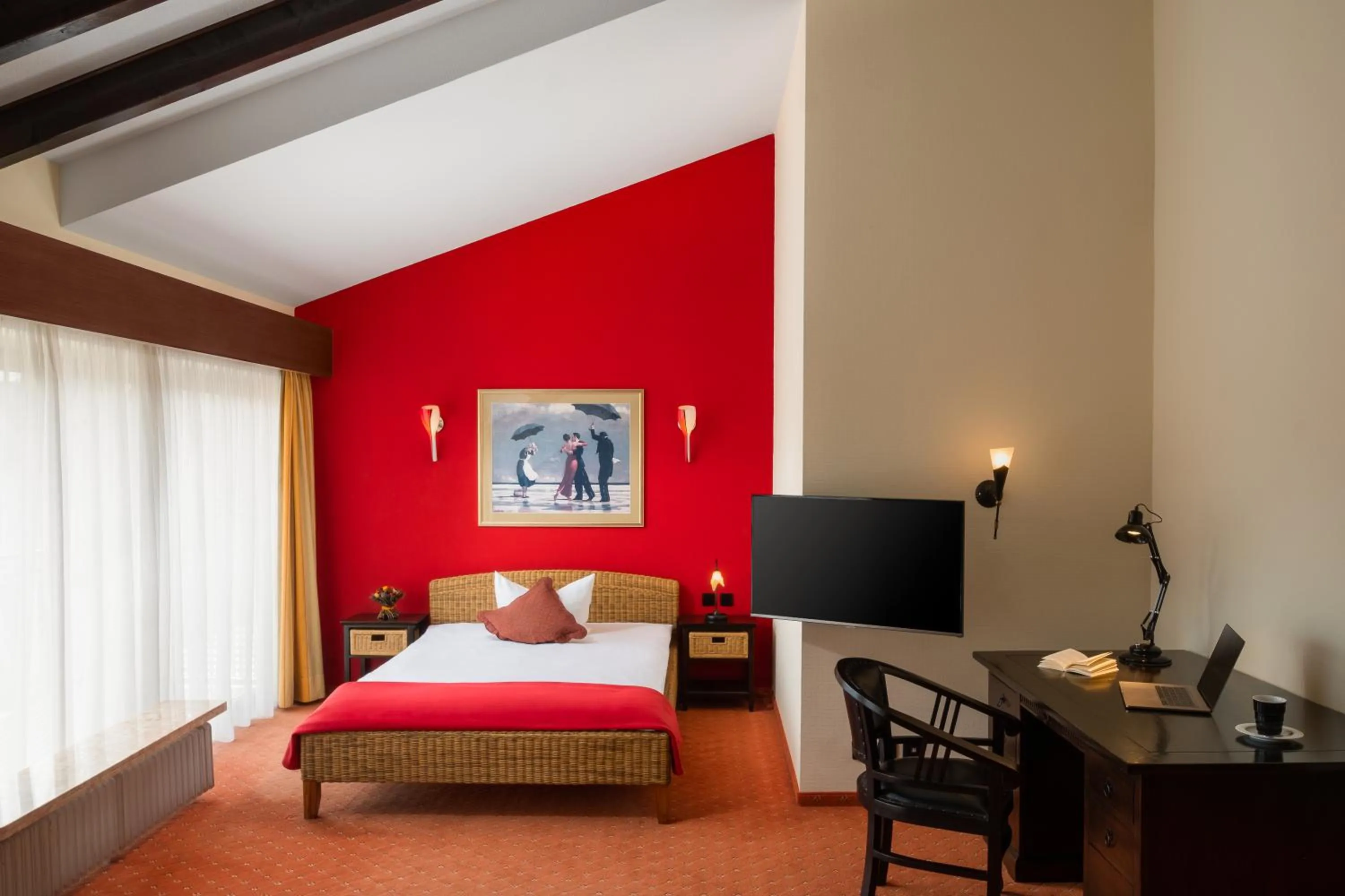 Bed in Hetzel Hotel Stuttgart