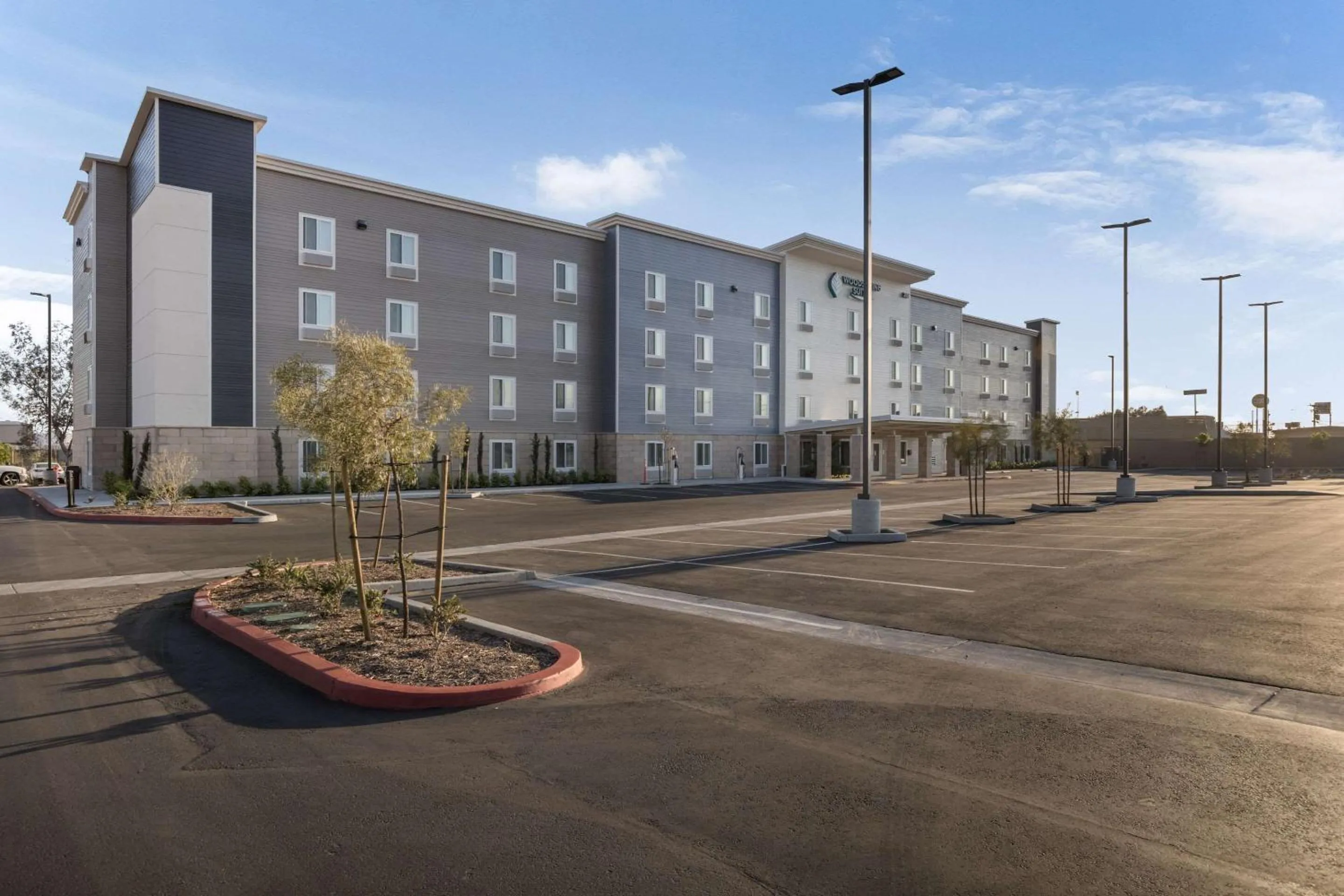 Property building in WoodSpring Suites Colton