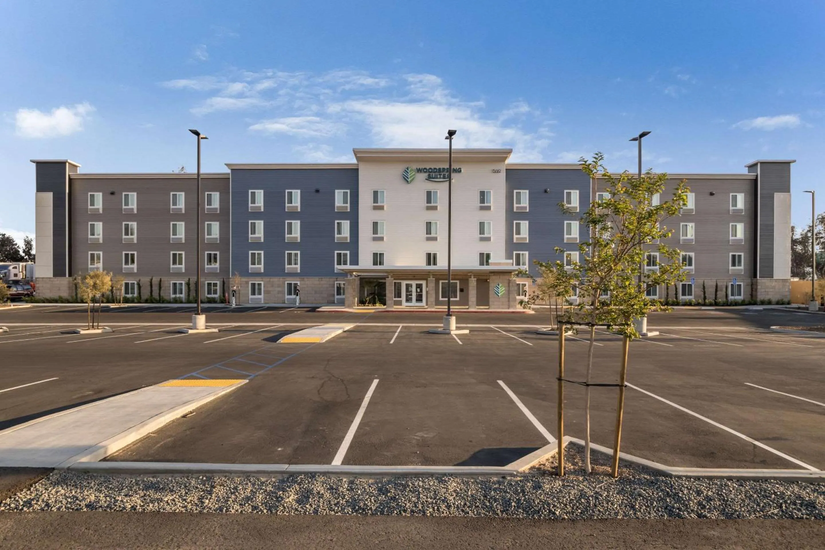 Property building in WoodSpring Suites Colton