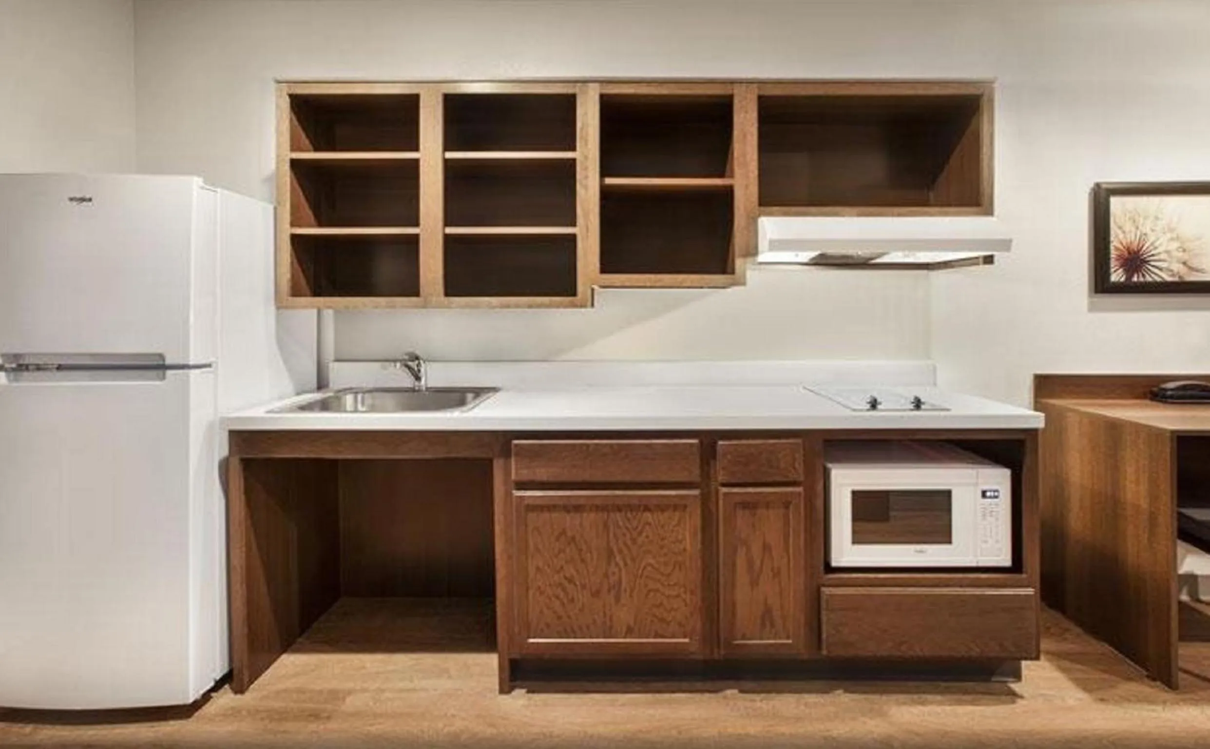 Kitchen or kitchenette in Woodspring Suites Atlanta Stockbridge