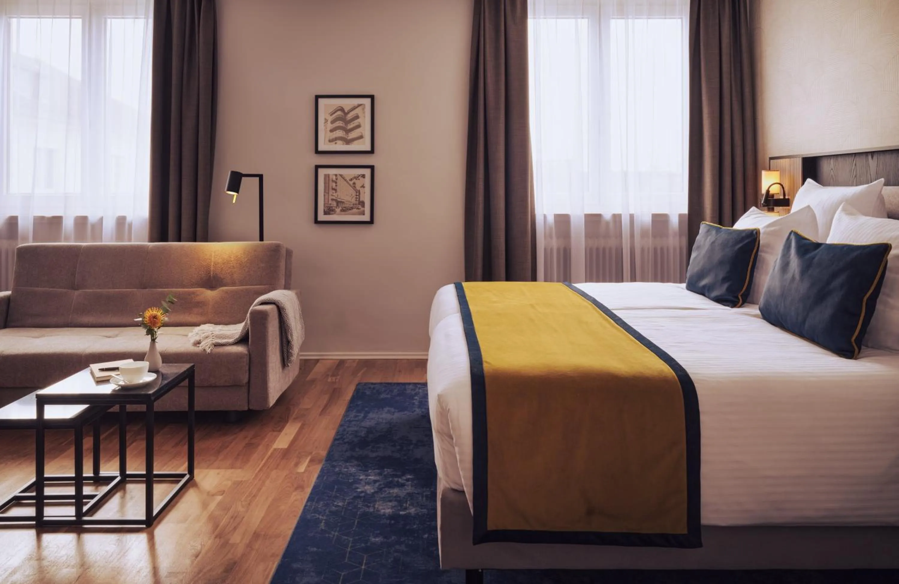 Photo of the whole room, Bed in Hotel Mannheimer Hof - Leonardo Limited Edition