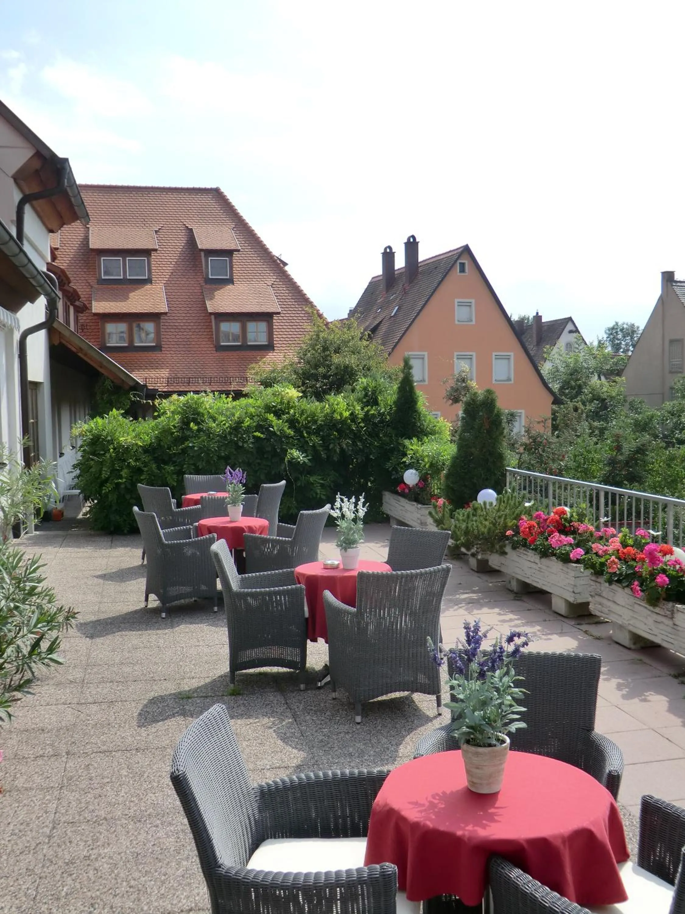 Balcony/Terrace in Hotel Altes Brauhaus garni