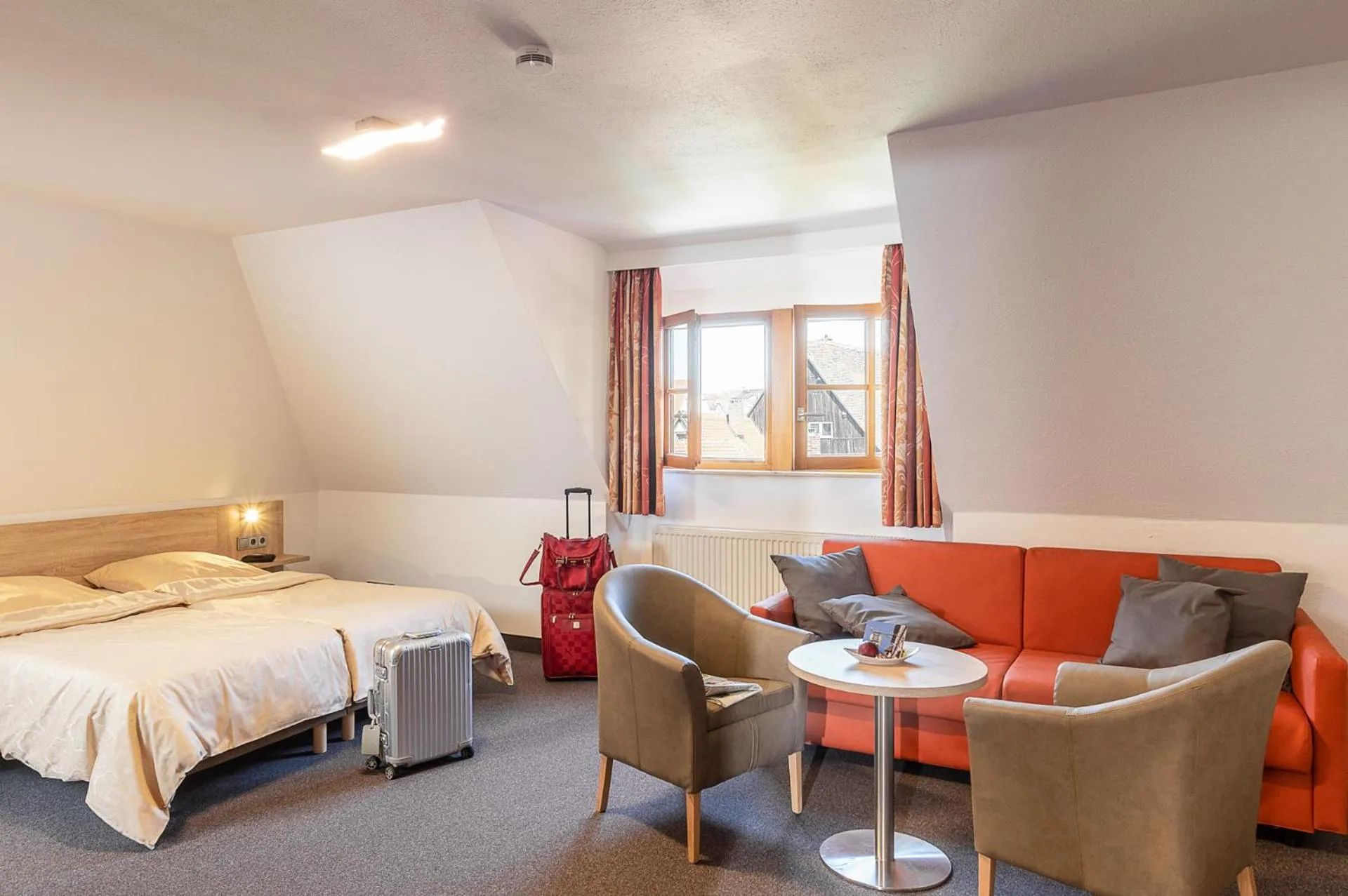 Photo of the whole room, Bed in Hotel Altes Brauhaus garni