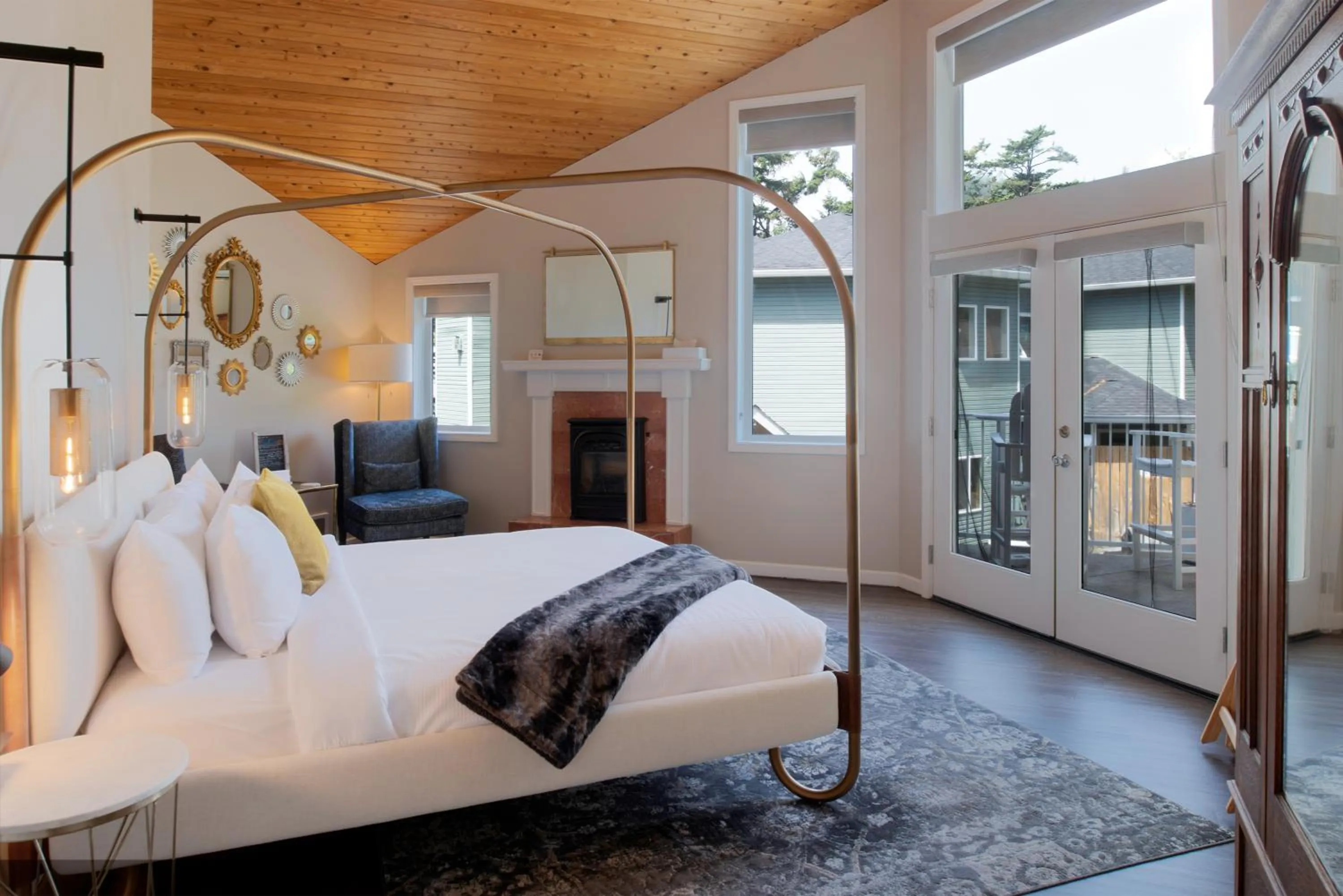 Bedroom, Bed in Ocean House
