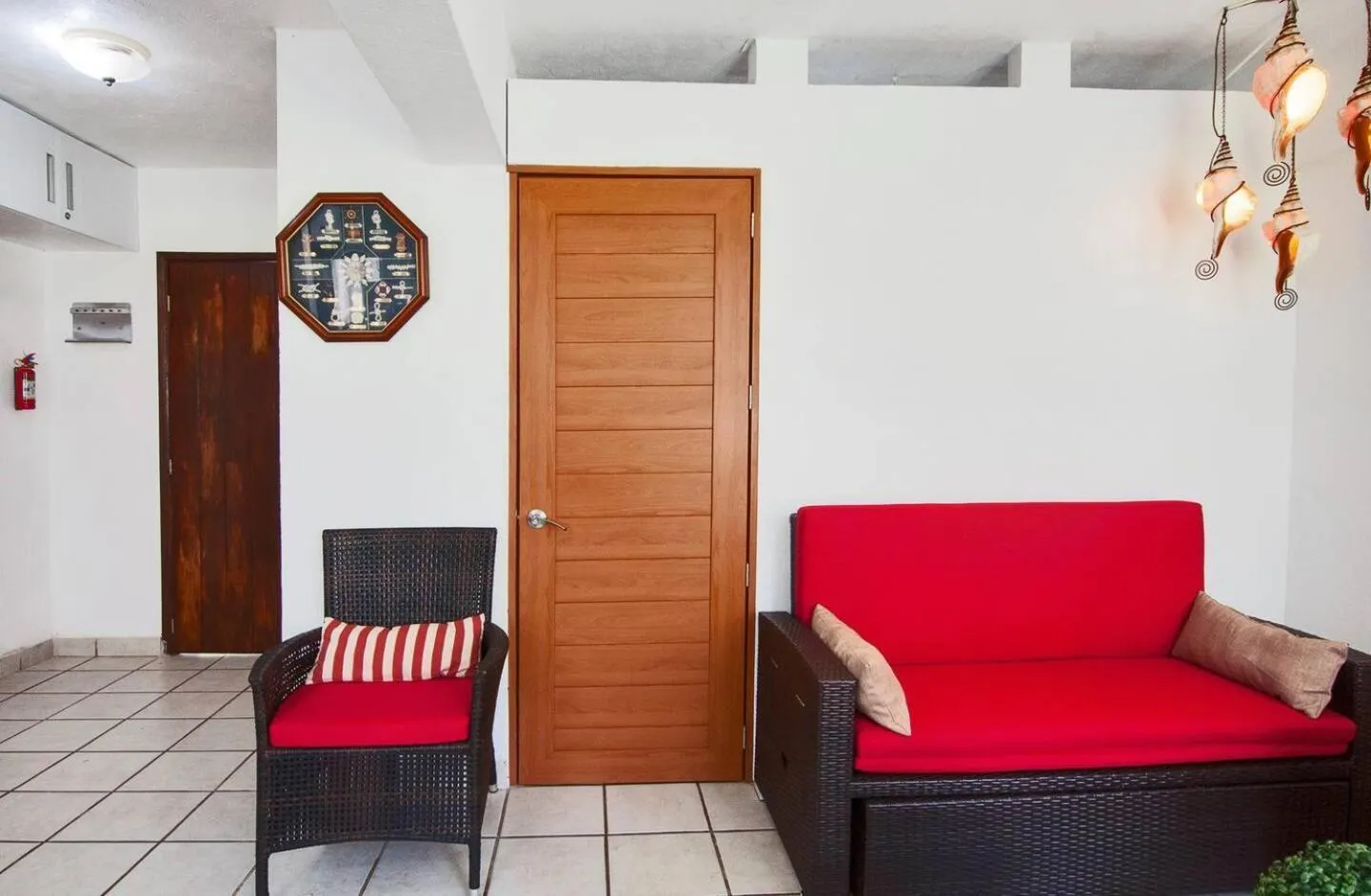 Living room in Marina Suites by Andiani Travel