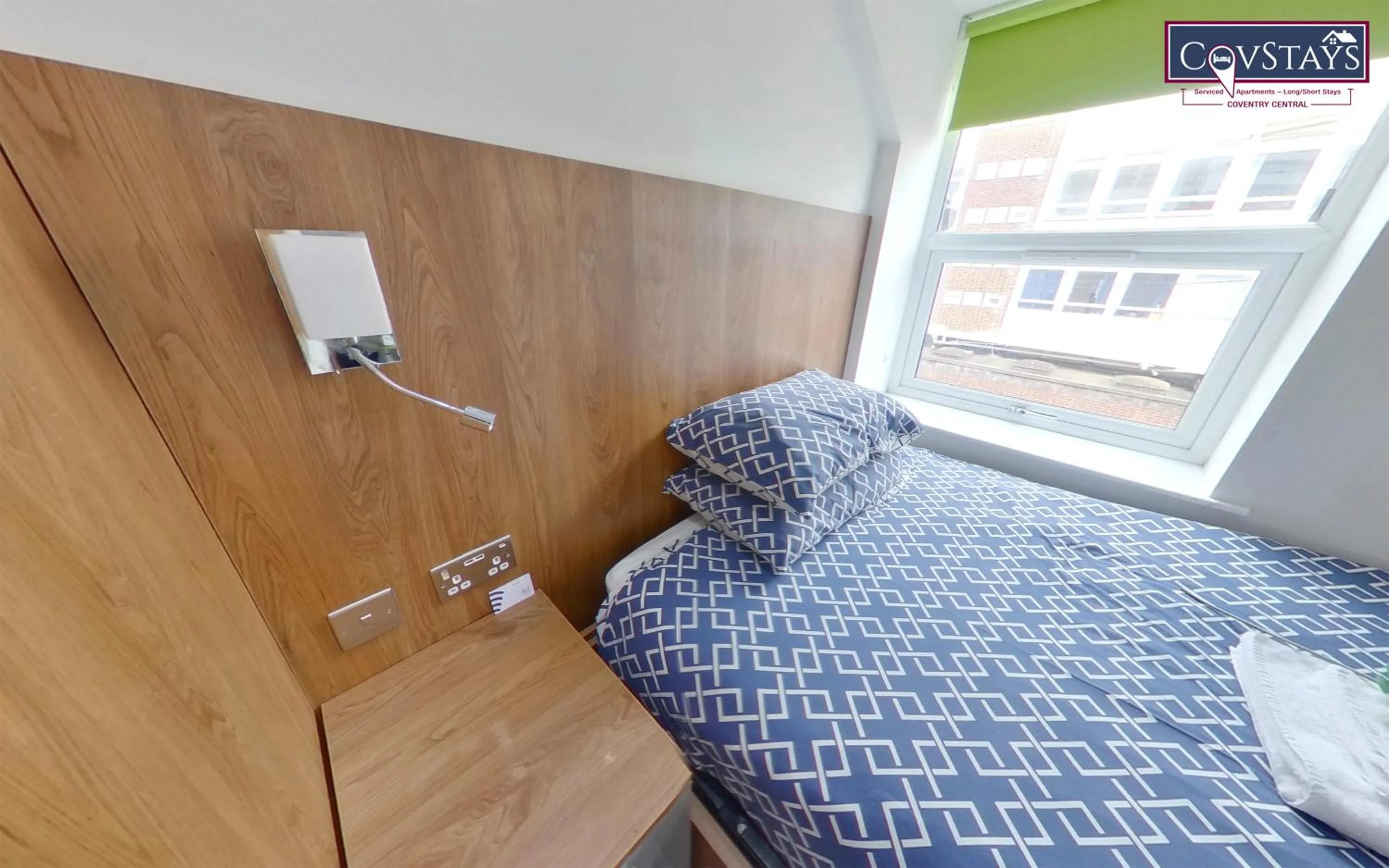 Bed in Victoria House - Deluxe Studios in Coventry City Centre, free parking, by COVSTAYS