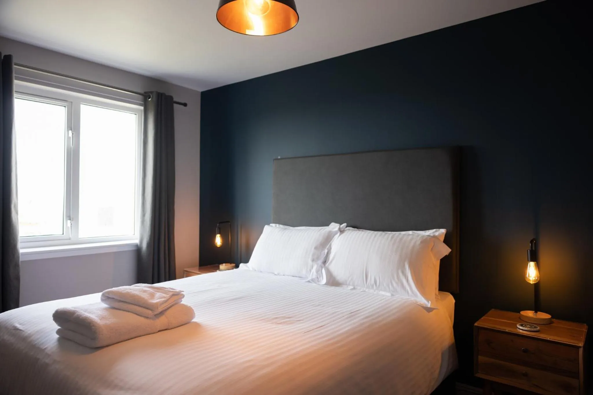 Bed in Grianaig Guest House & Restaurant, South Uist, Outer Hebrides