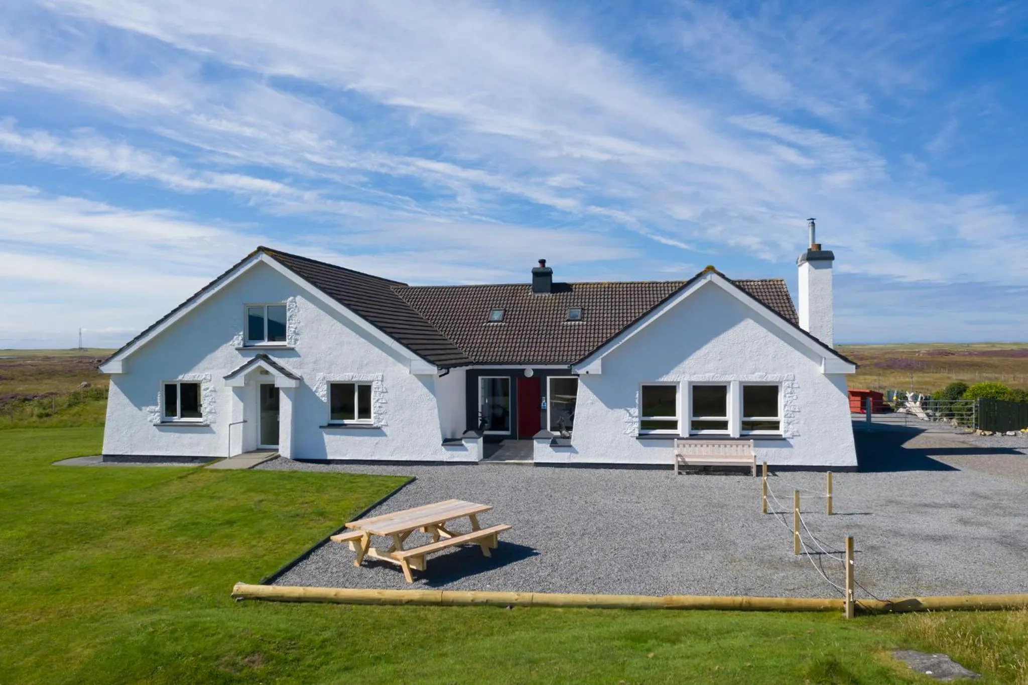 Property building in Grianaig Guest House & Restaurant, South Uist, Outer Hebrides