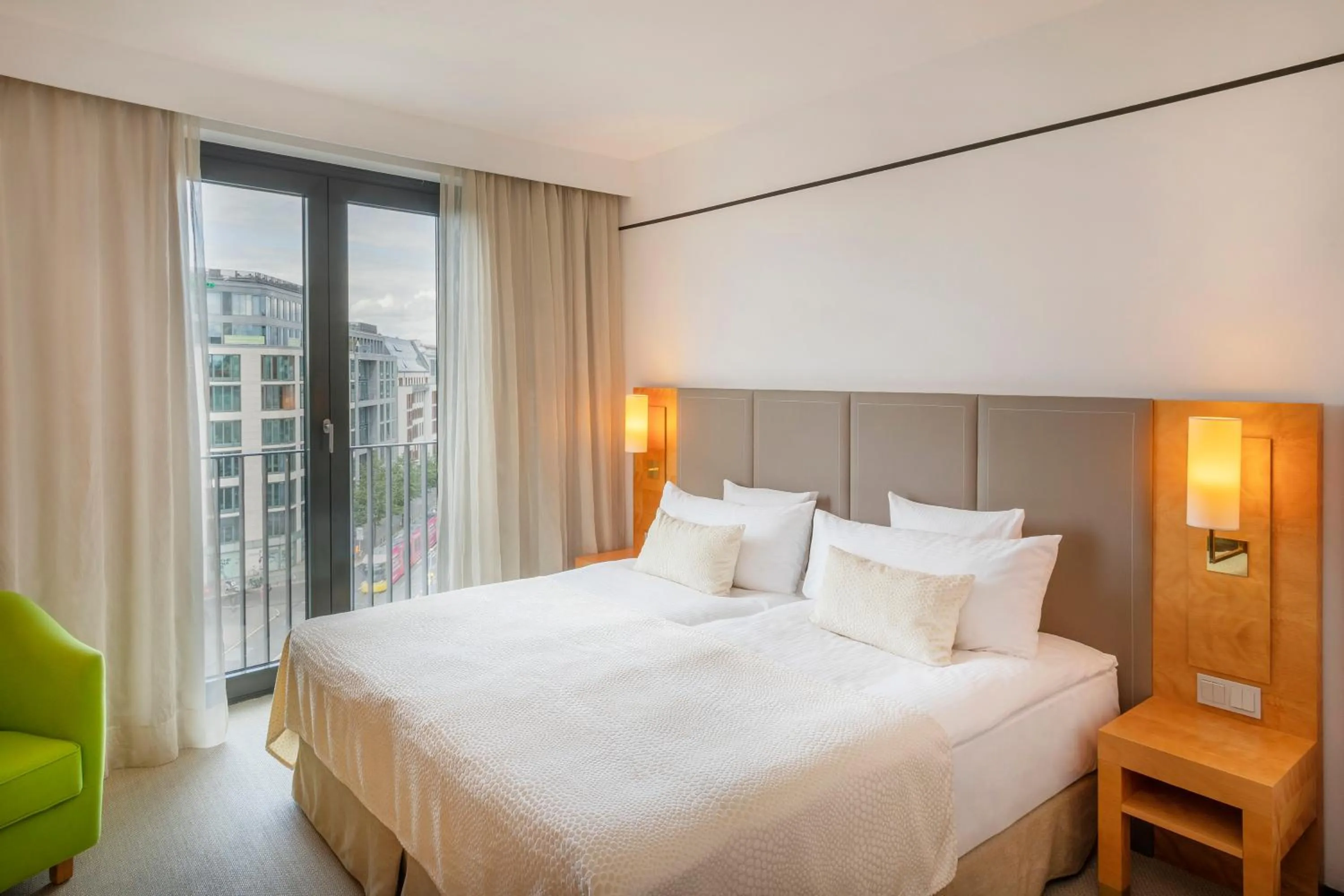 Bed in Meliá Berlin