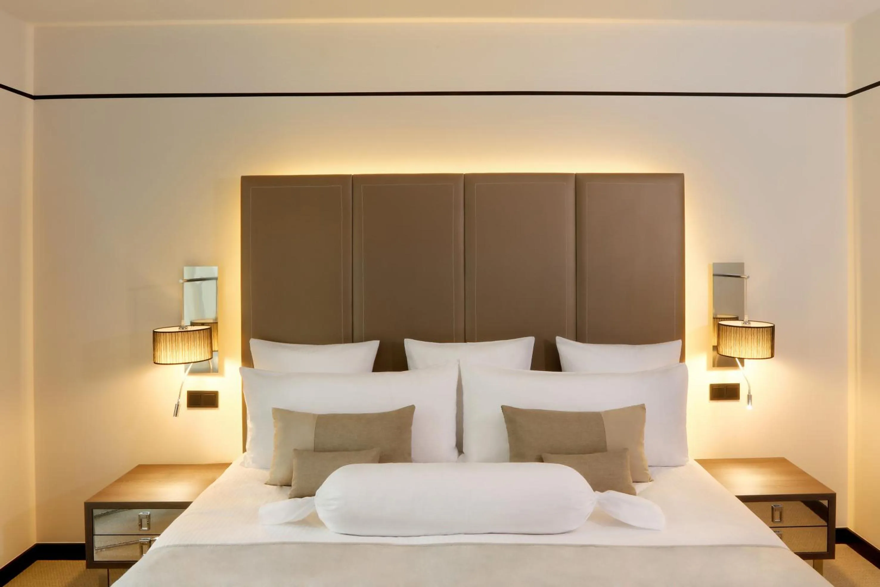 Bed in Meliá Berlin