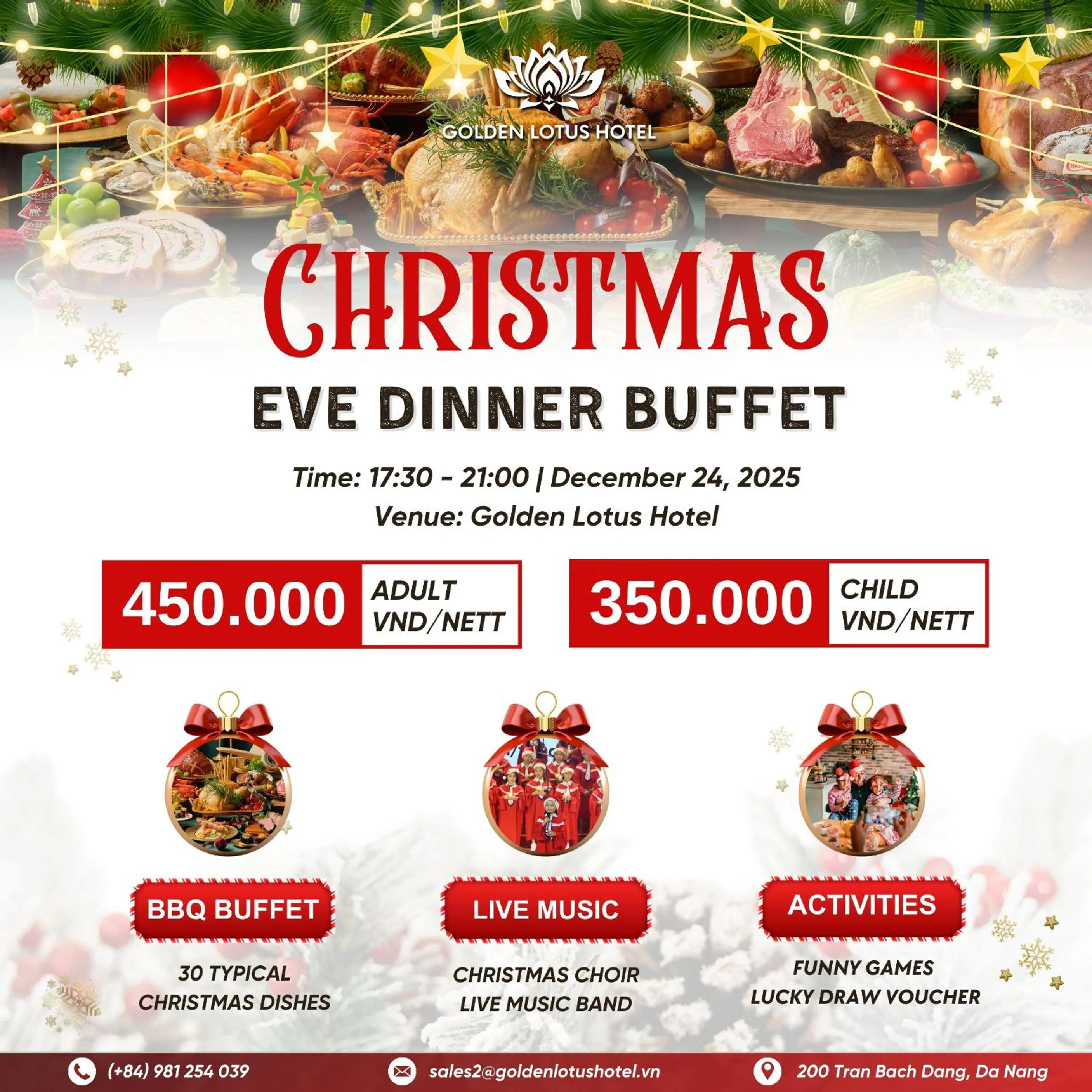 Evening entertainment in Golden Lotus Hotel Da Nang - Rooftop Bar Sea View