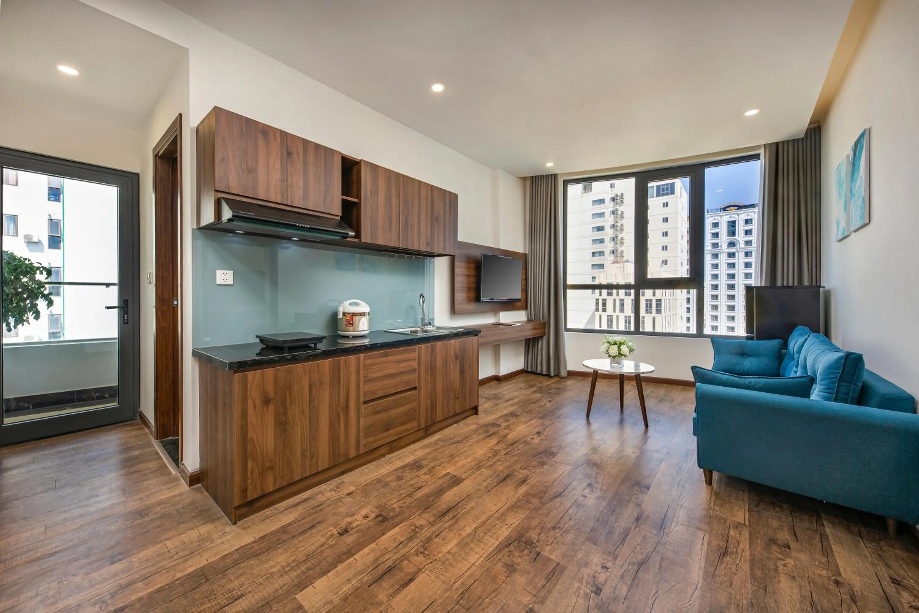 Kitchen or kitchenette in Capecia Danang Hotel and Apartment