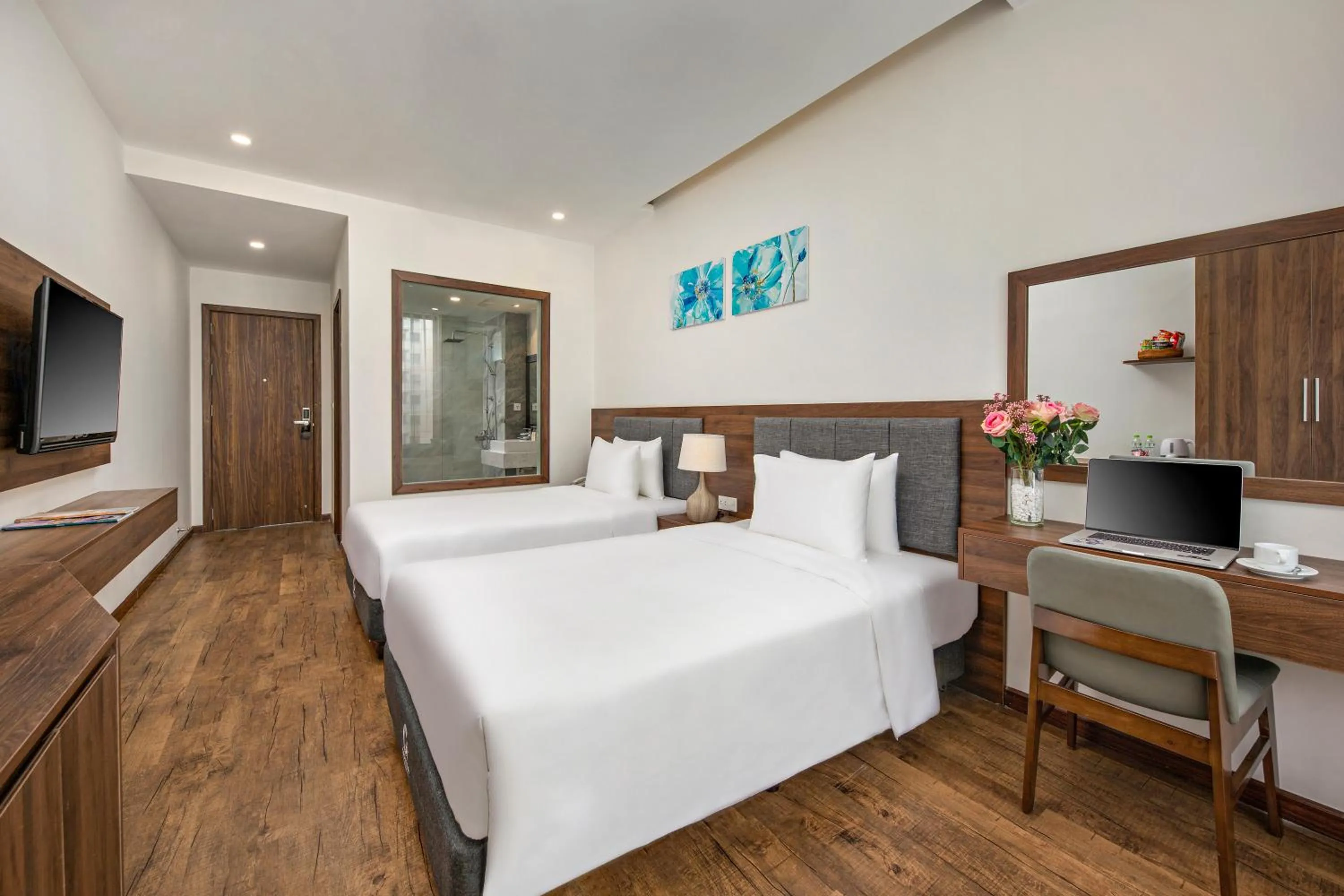 Photo of the whole room, Bed in Capecia Danang Hotel and Apartment