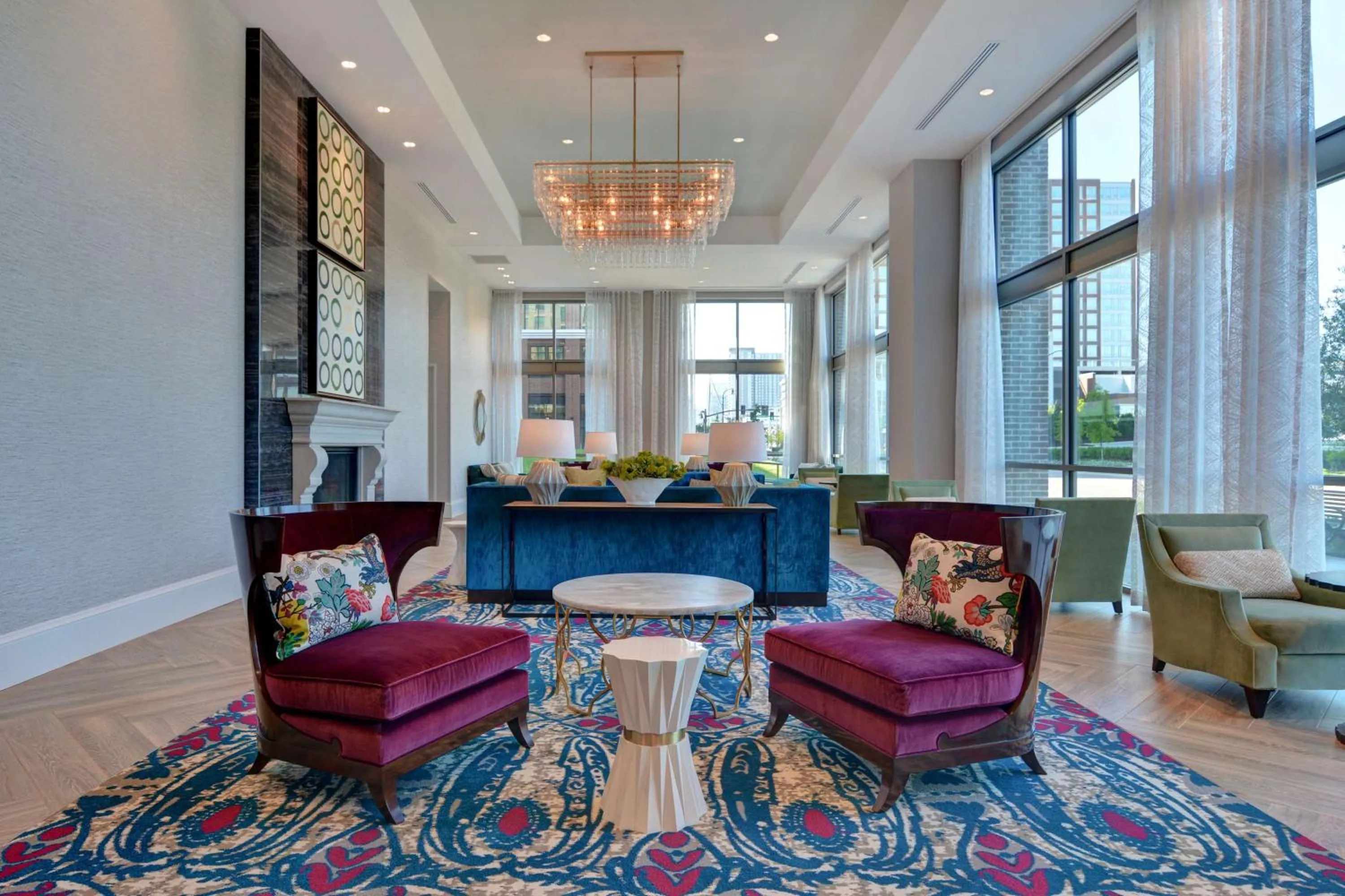 Lobby or reception in Hampton Inn & Suites Nashville Downtown Capitol View, Tn