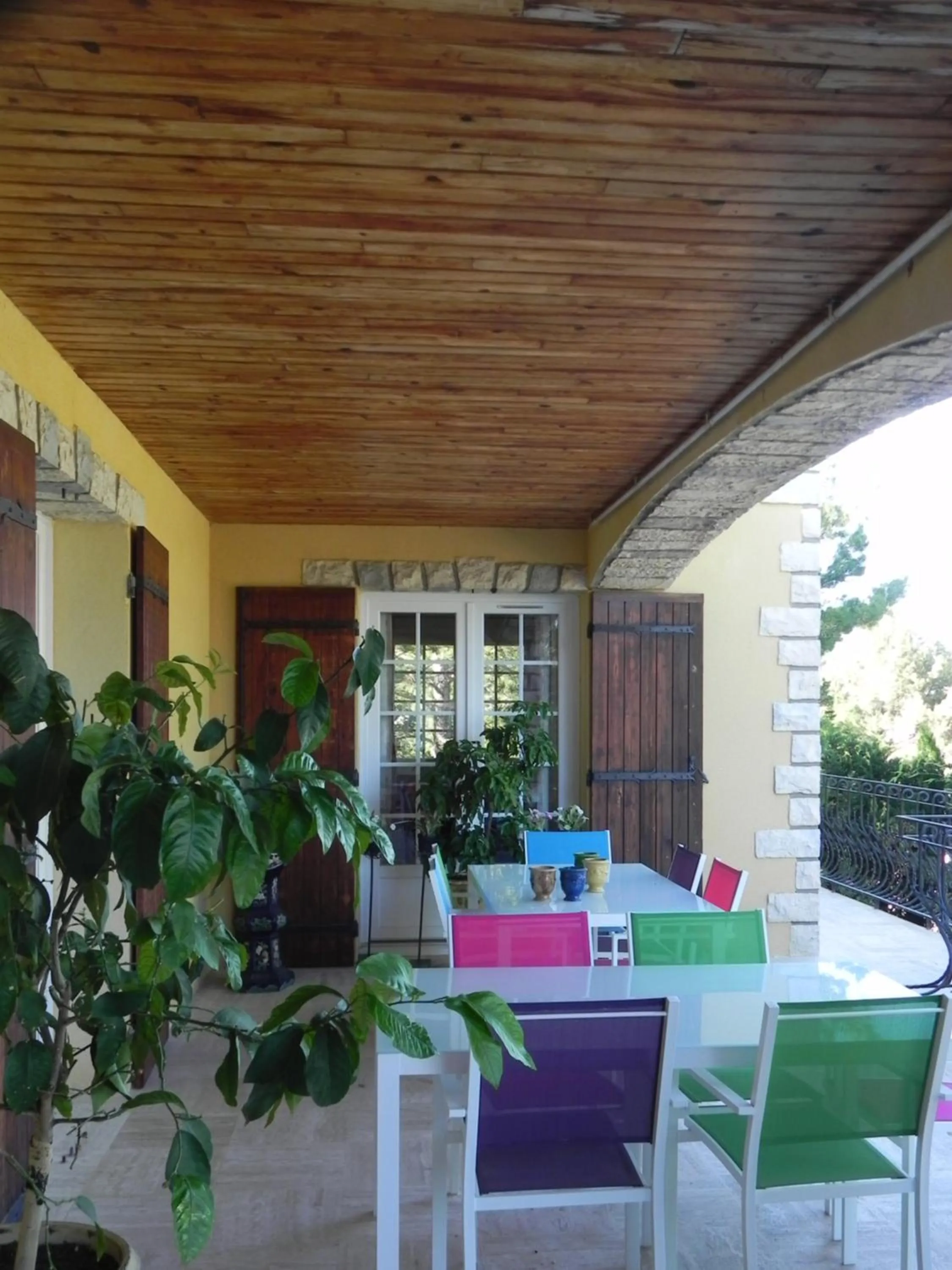 Patio in Chambre d'hôte "Avignon"