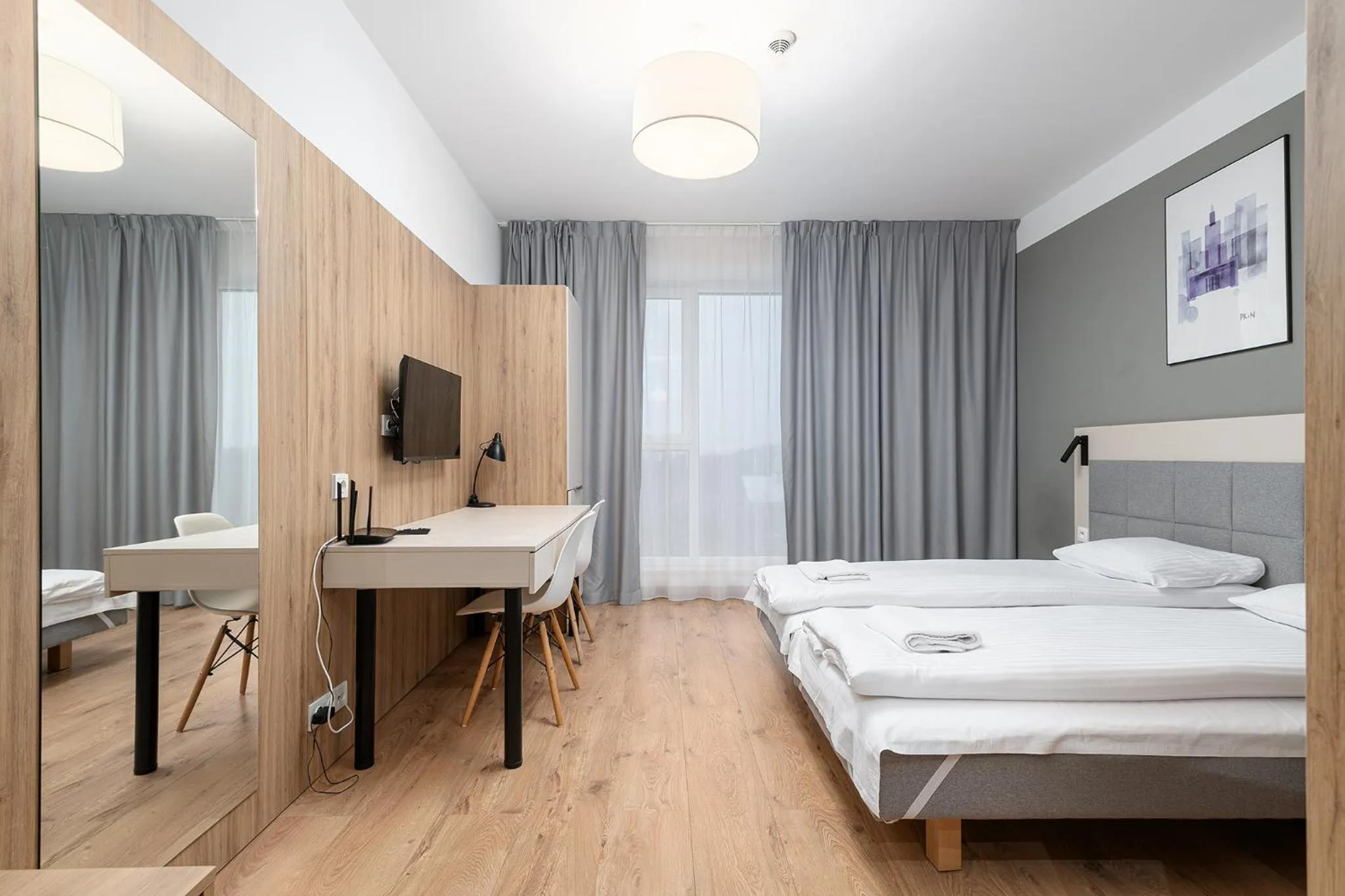 Bed in RentPlanet - Apartamenty Wolska