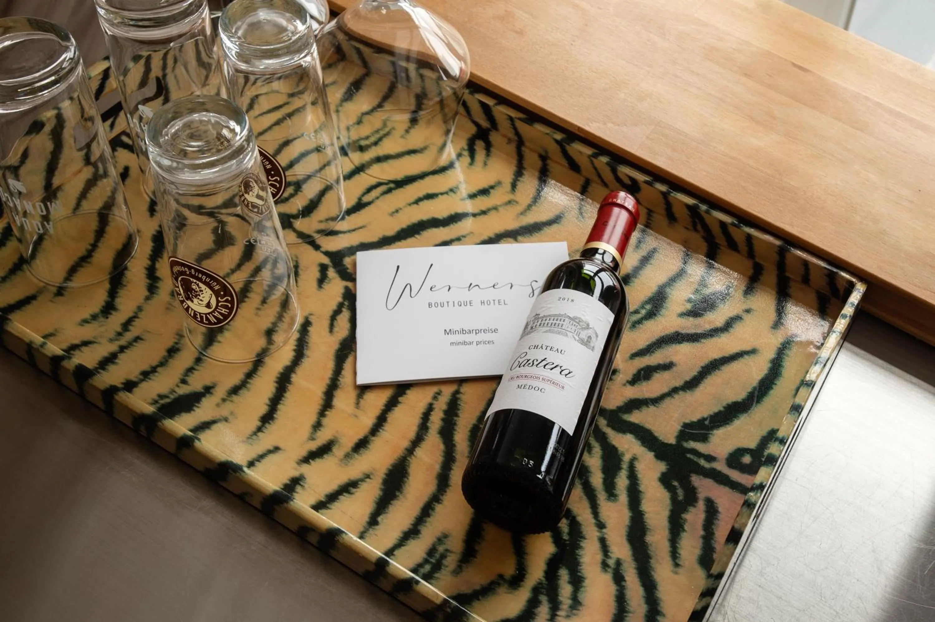 Decorative detail in Werners Boutique Hotel