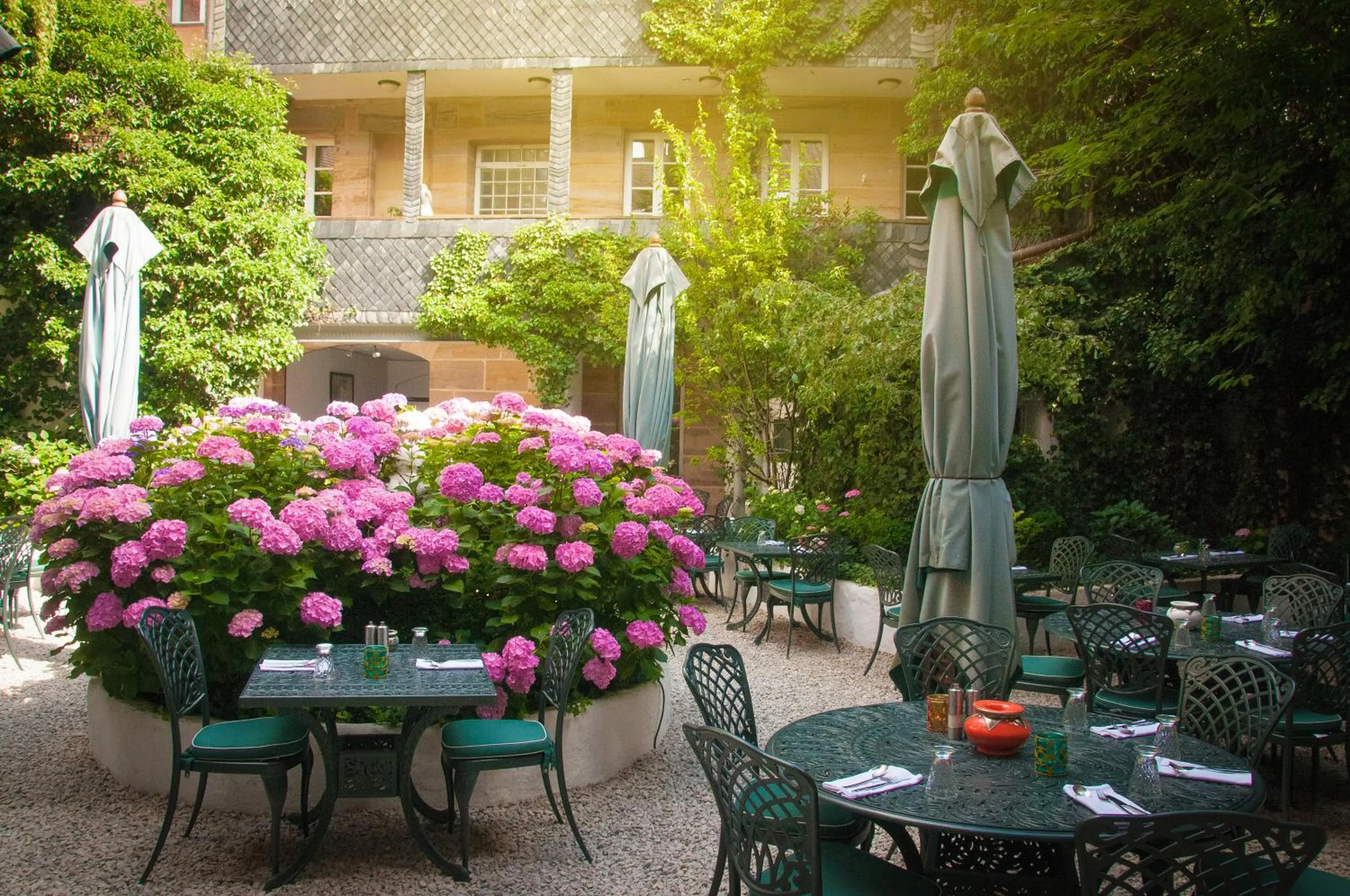 Patio in Werners Boutique Hotel
