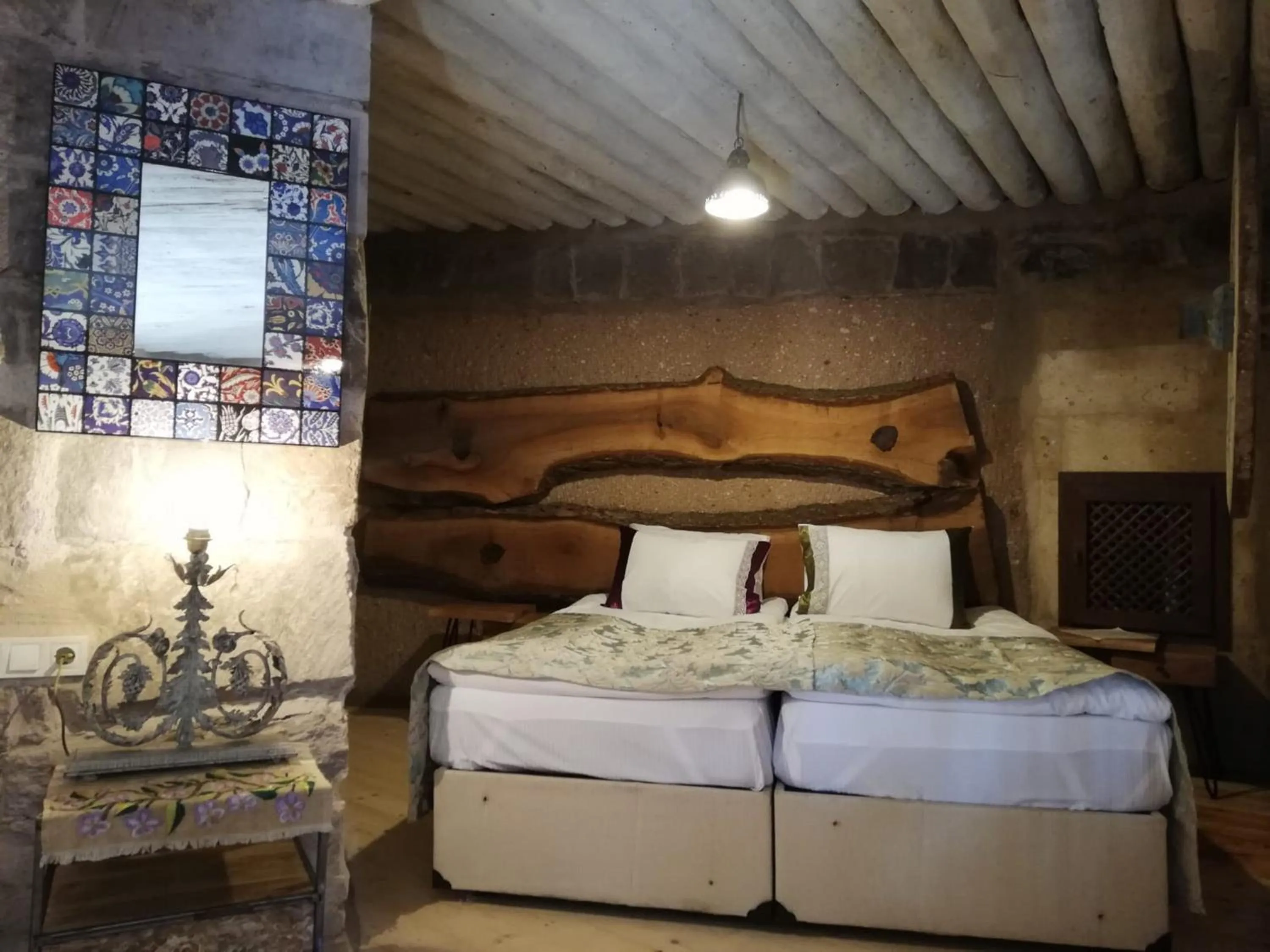 Bed in Pigeon Hotel Cappadocia
