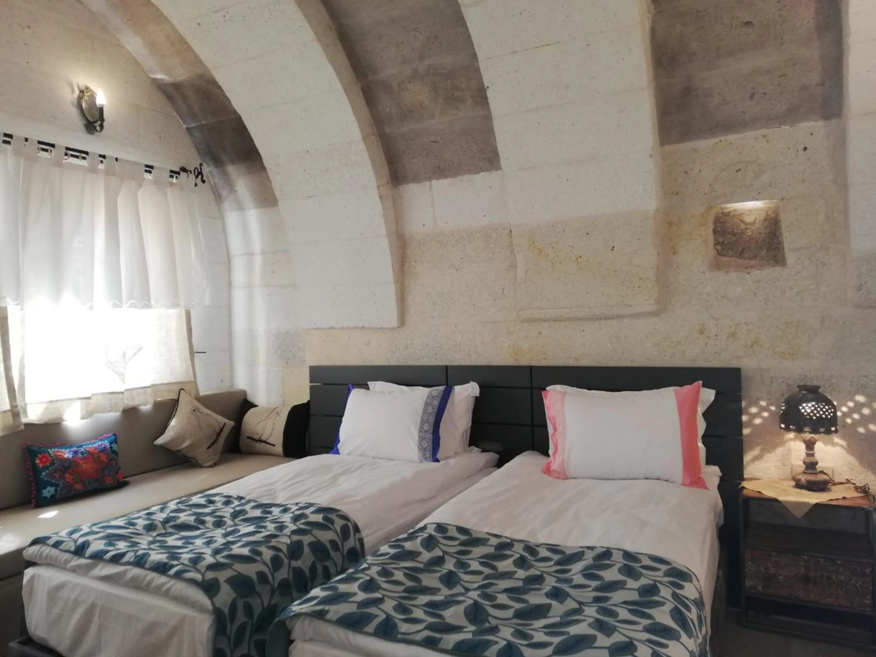 Bed in Pigeon Hotel Cappadocia
