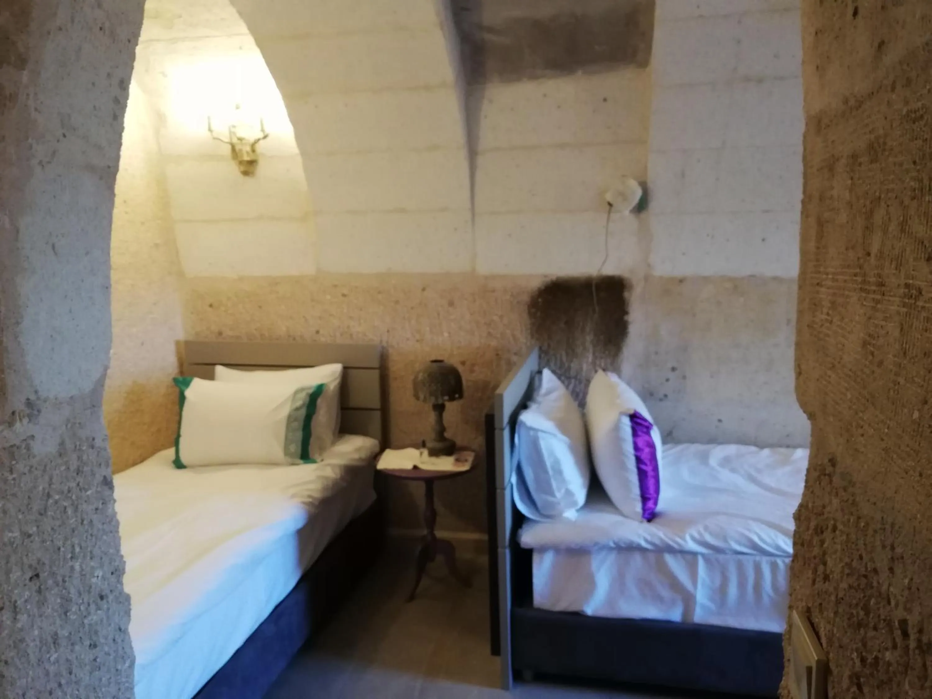 Bed in Pigeon Hotel Cappadocia