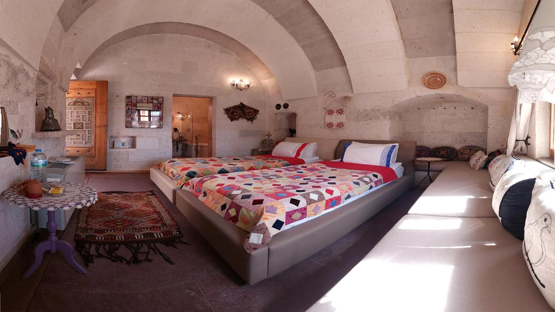 Bed in Pigeon Hotel Cappadocia