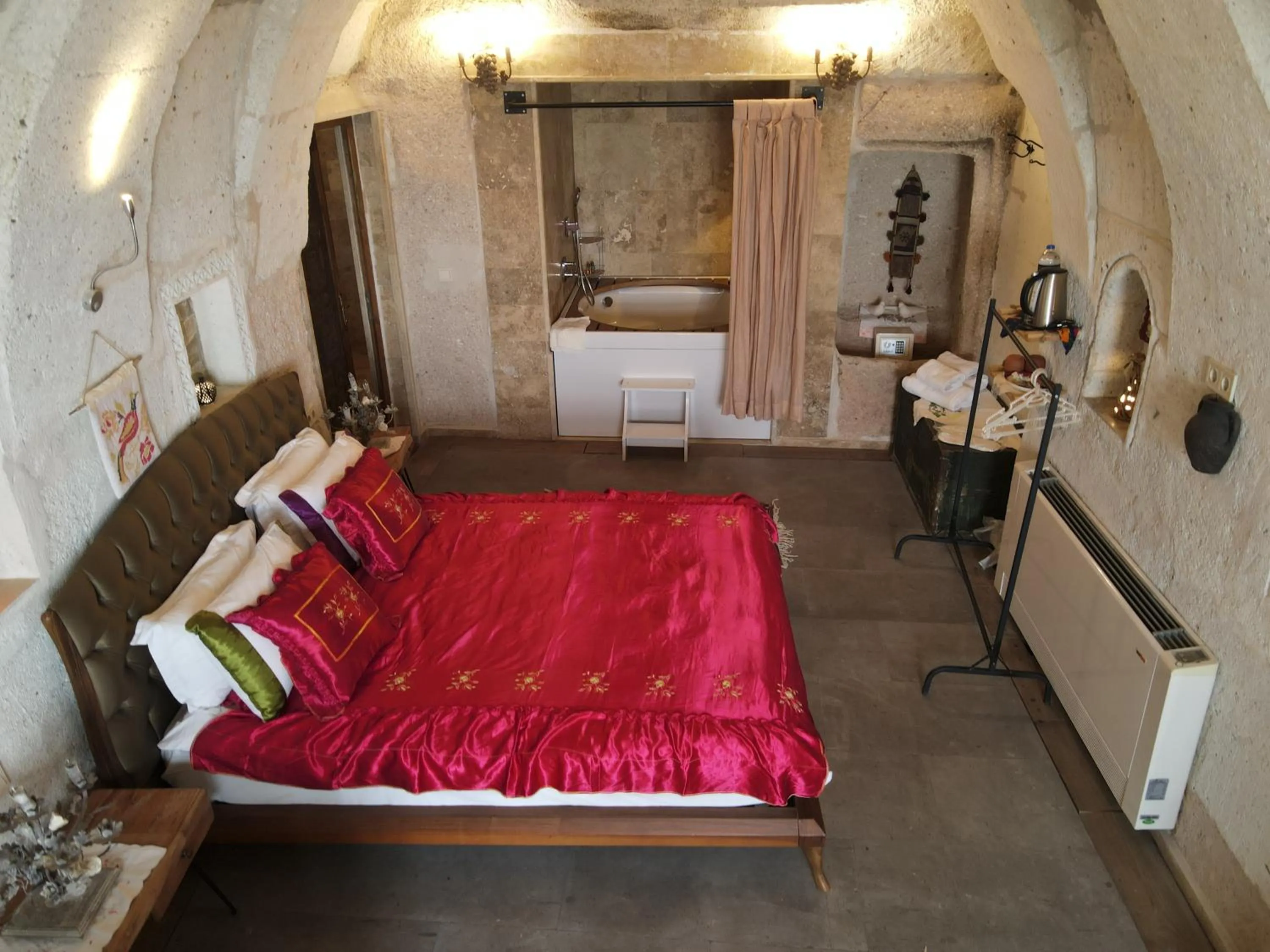 Bed in Pigeon Hotel Cappadocia