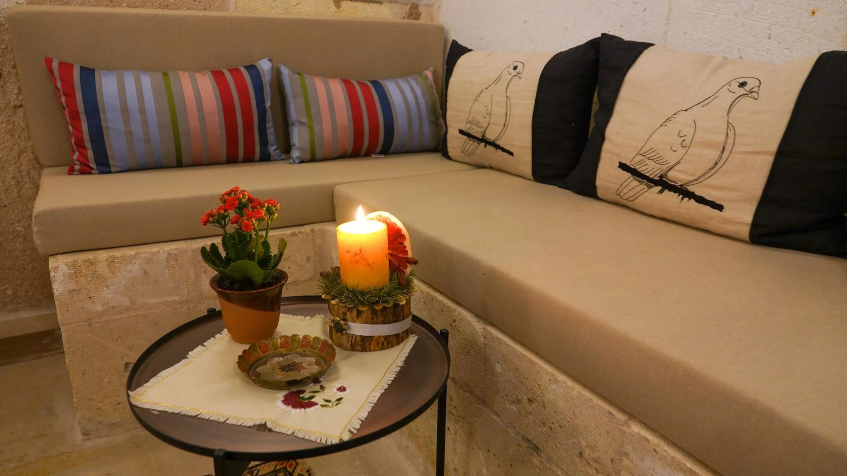 Decorative detail in Pigeon Hotel Cappadocia