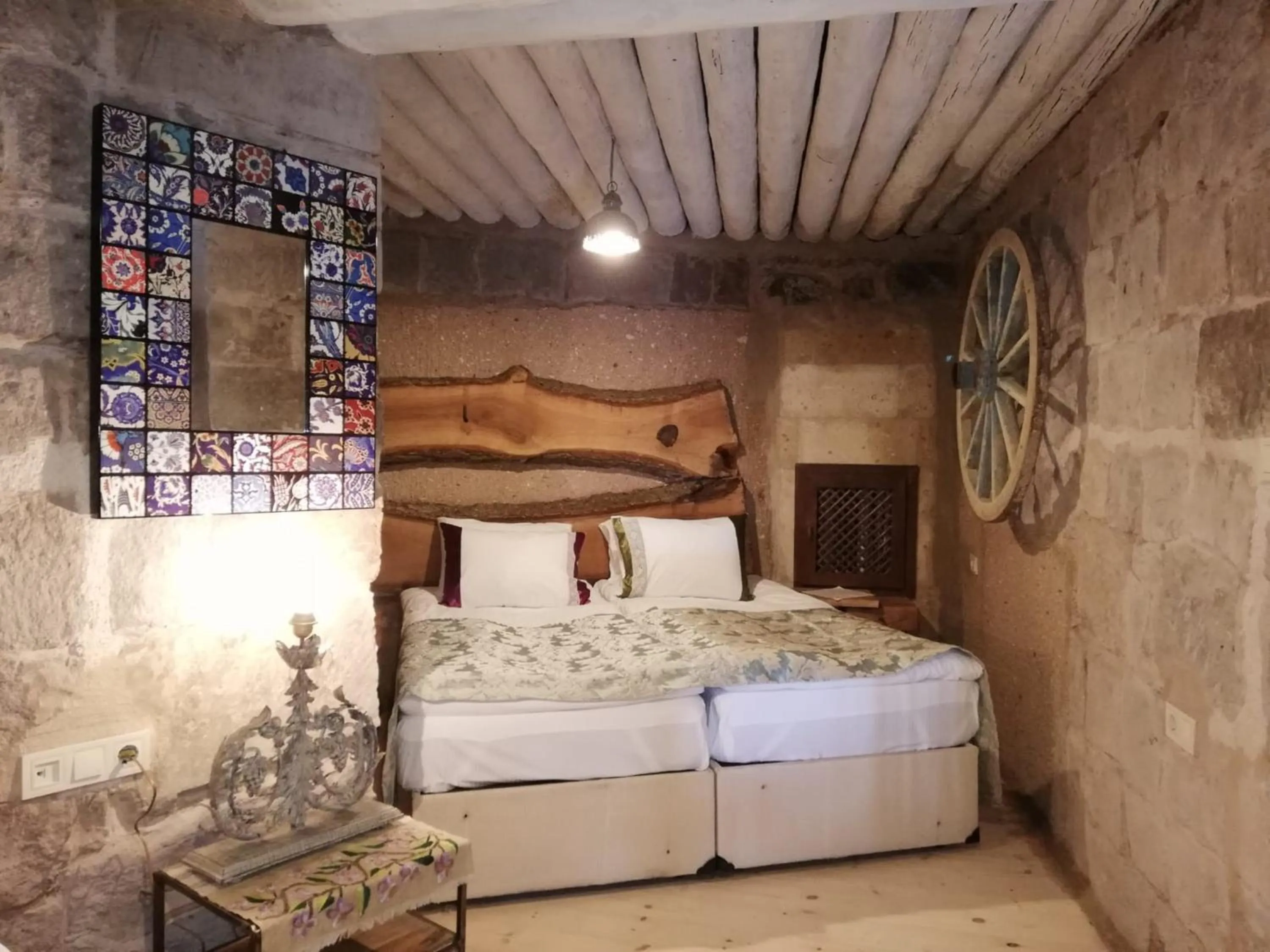 Bed in Pigeon Hotel Cappadocia