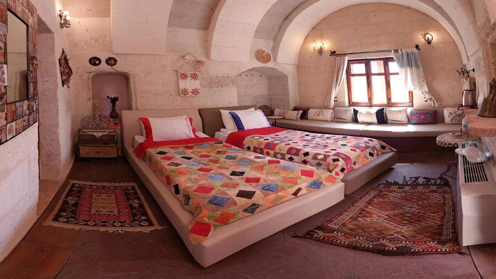 Bed in Pigeon Hotel Cappadocia