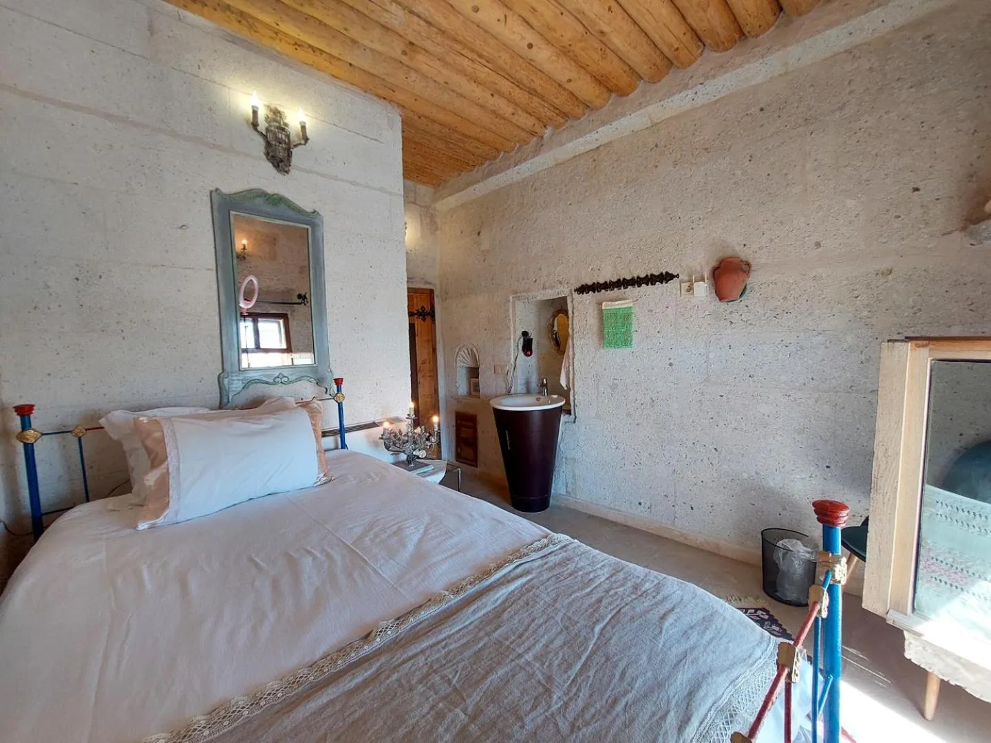 Bed in Pigeon Hotel Cappadocia