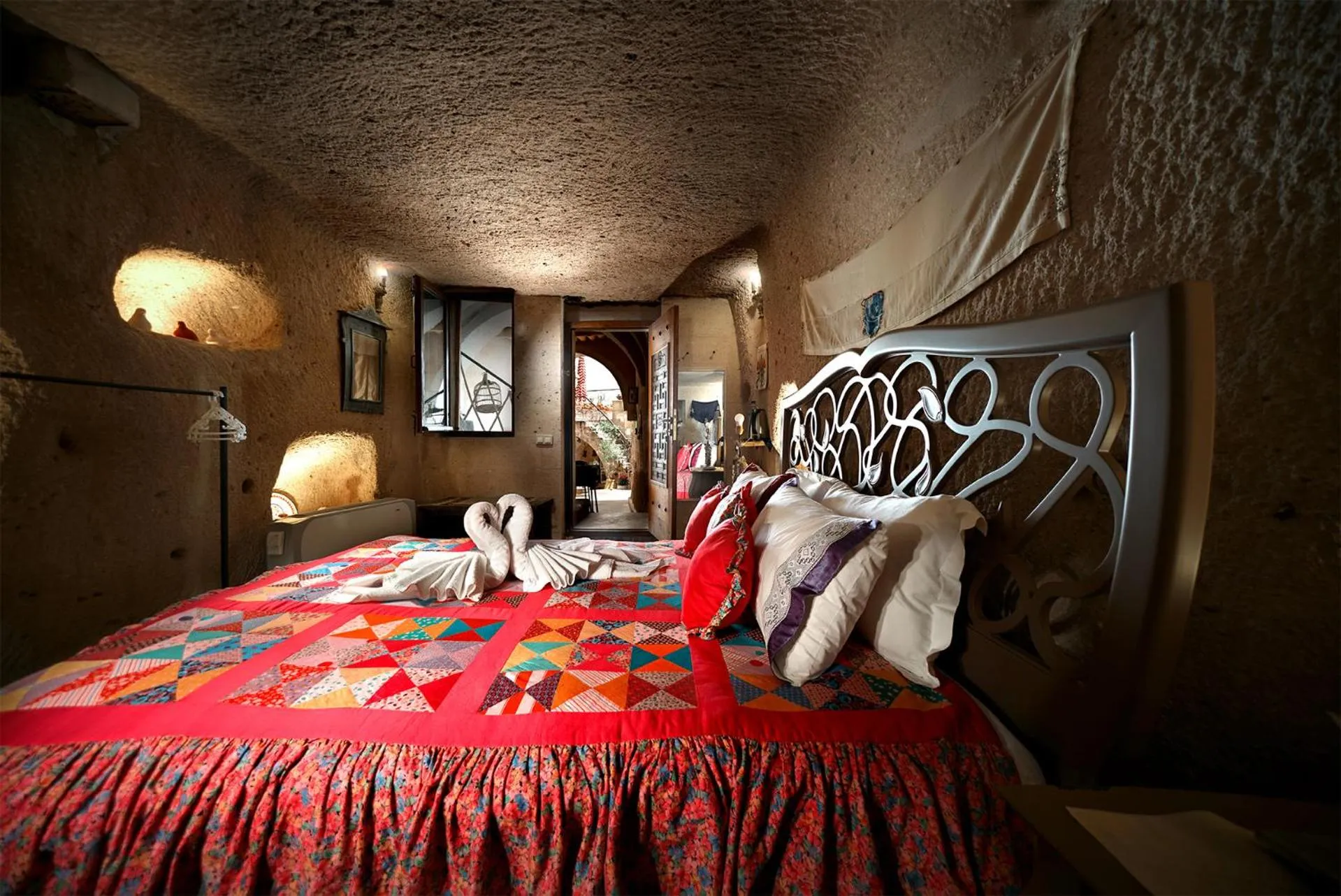Bed in Pigeon Hotel Cappadocia
