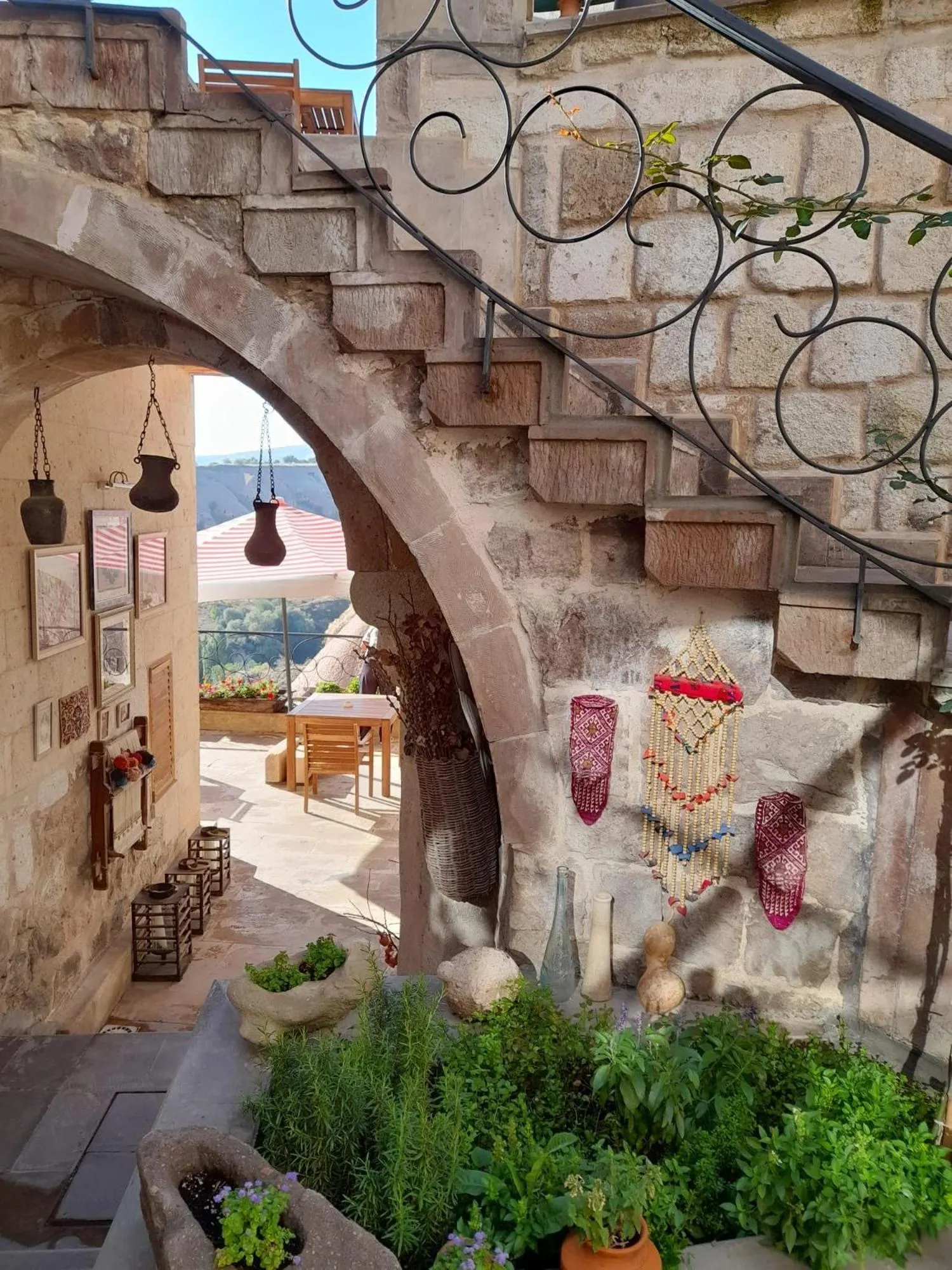 Balcony/Terrace in Pigeon Hotel Cappadocia