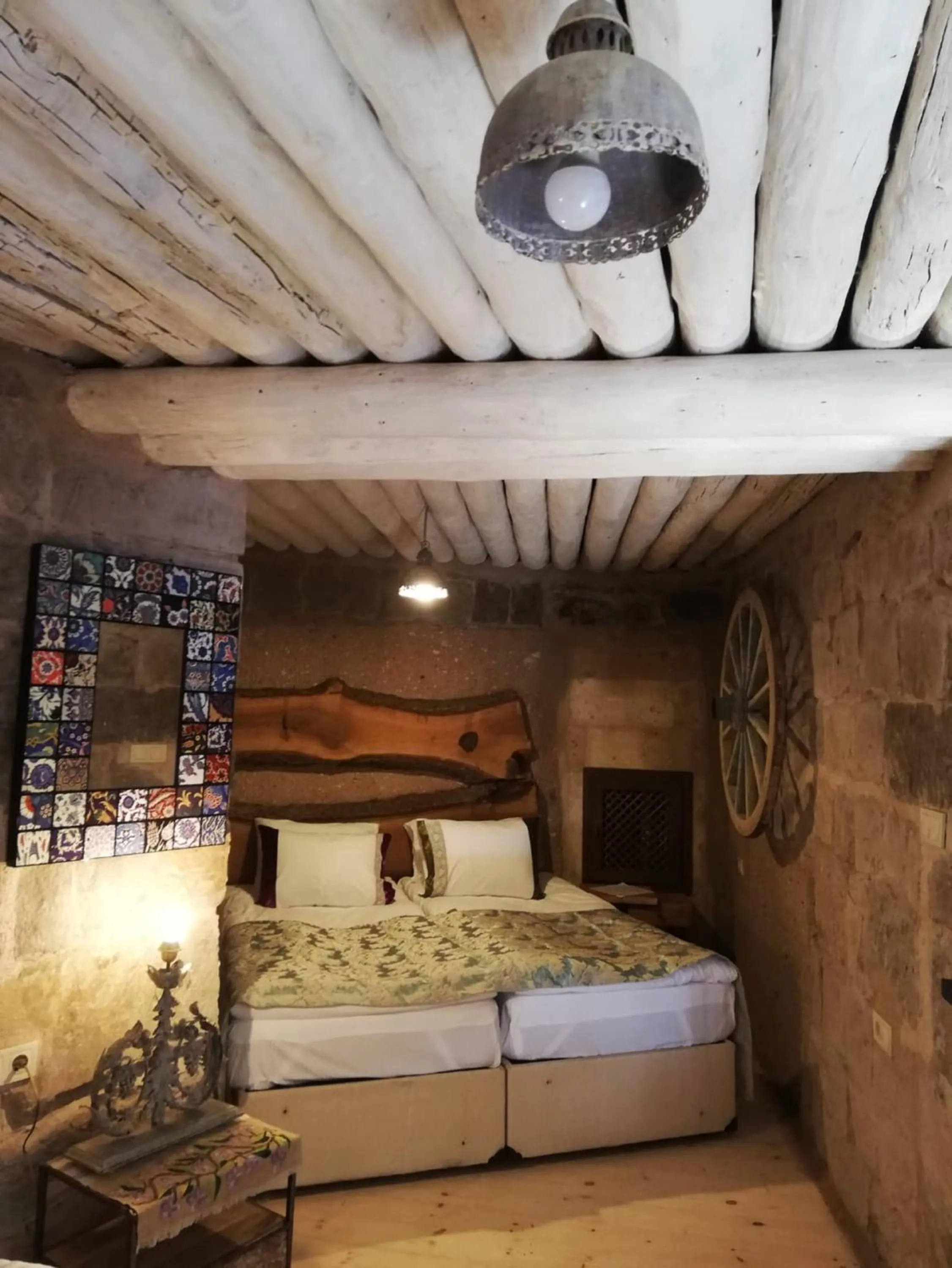 Bed in Pigeon Hotel Cappadocia