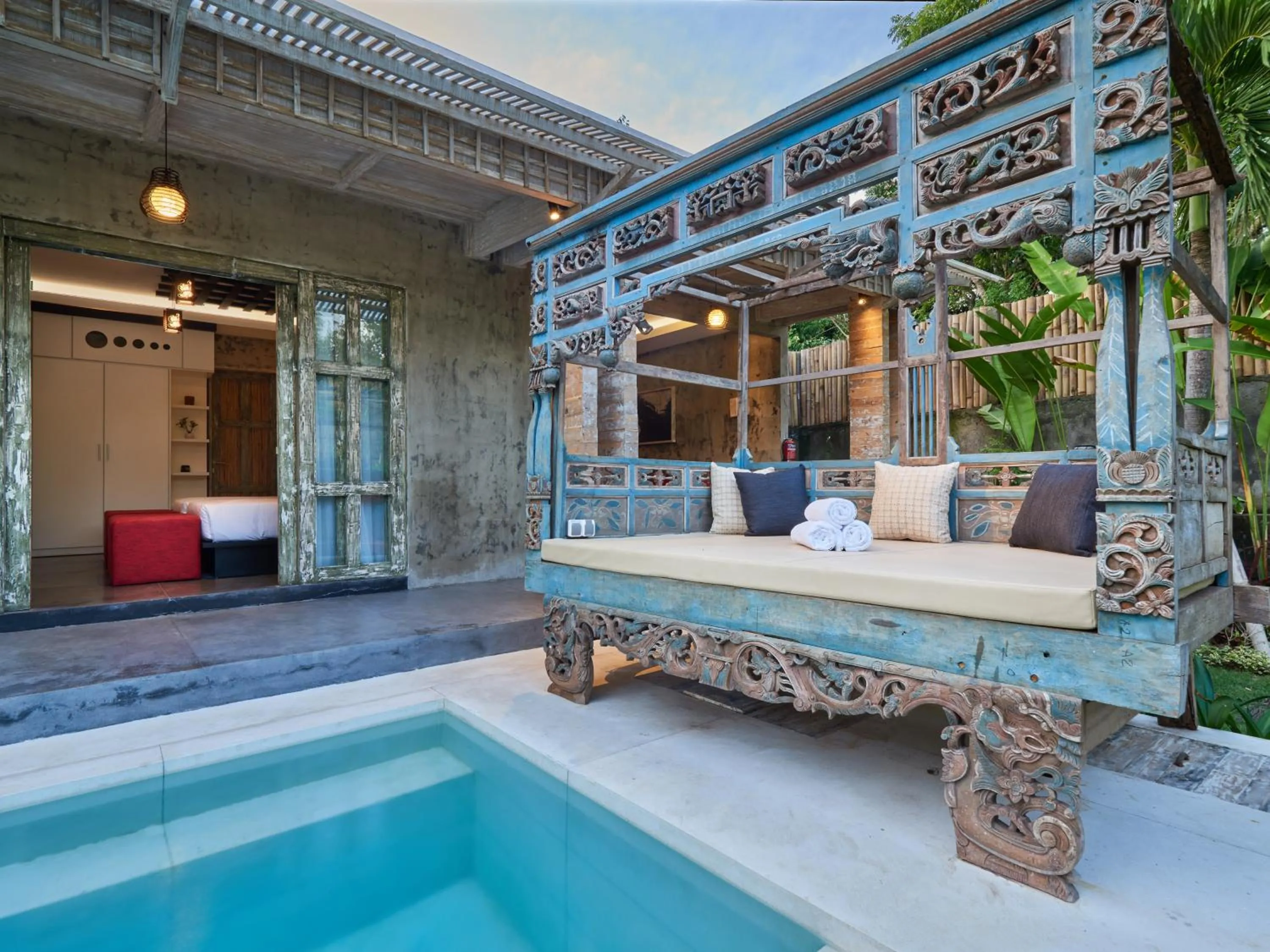 Seating area in The Tempekan Heritage