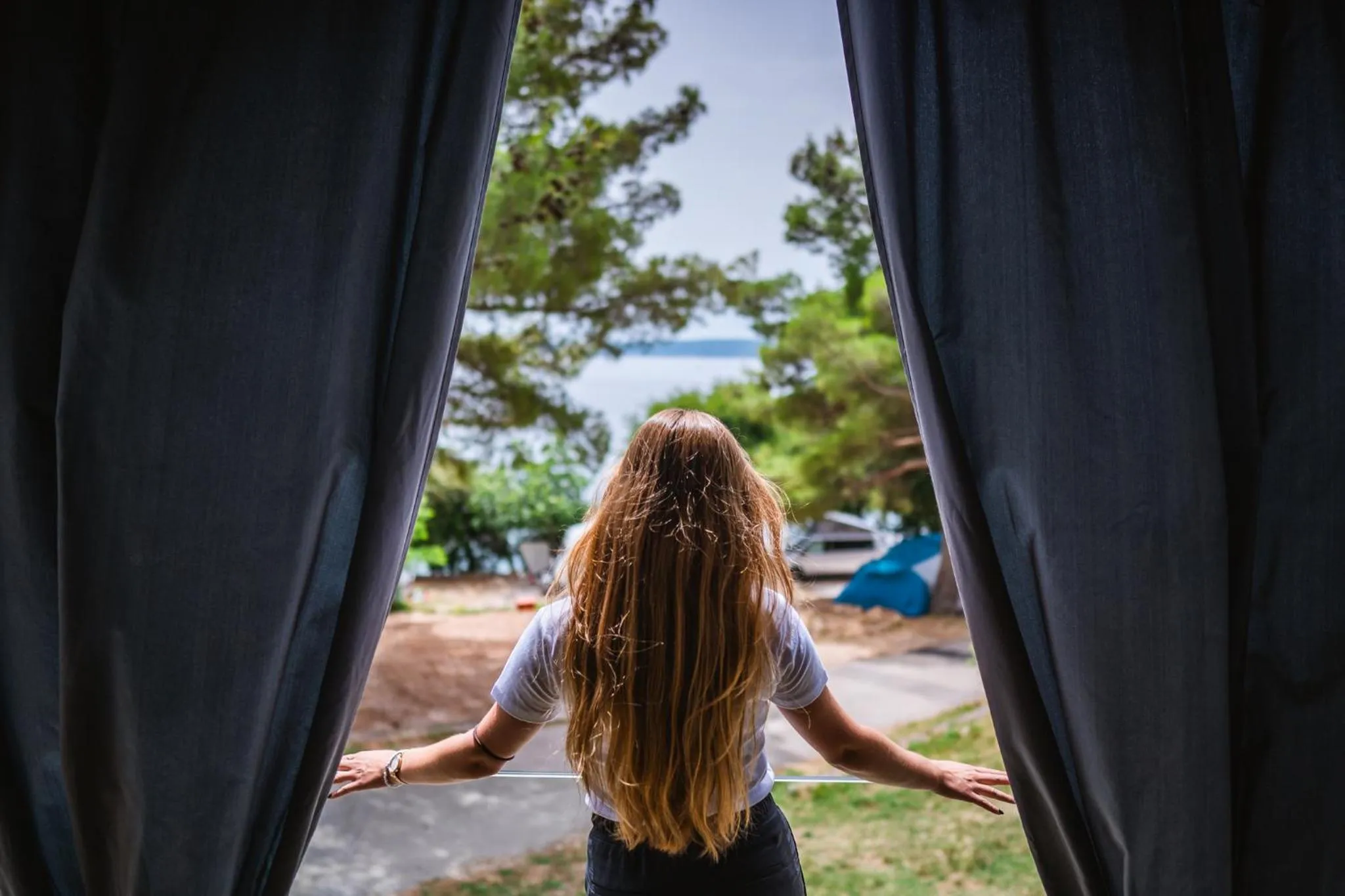 Balcony/Terrace in Adrialux Camping Mobile Homes