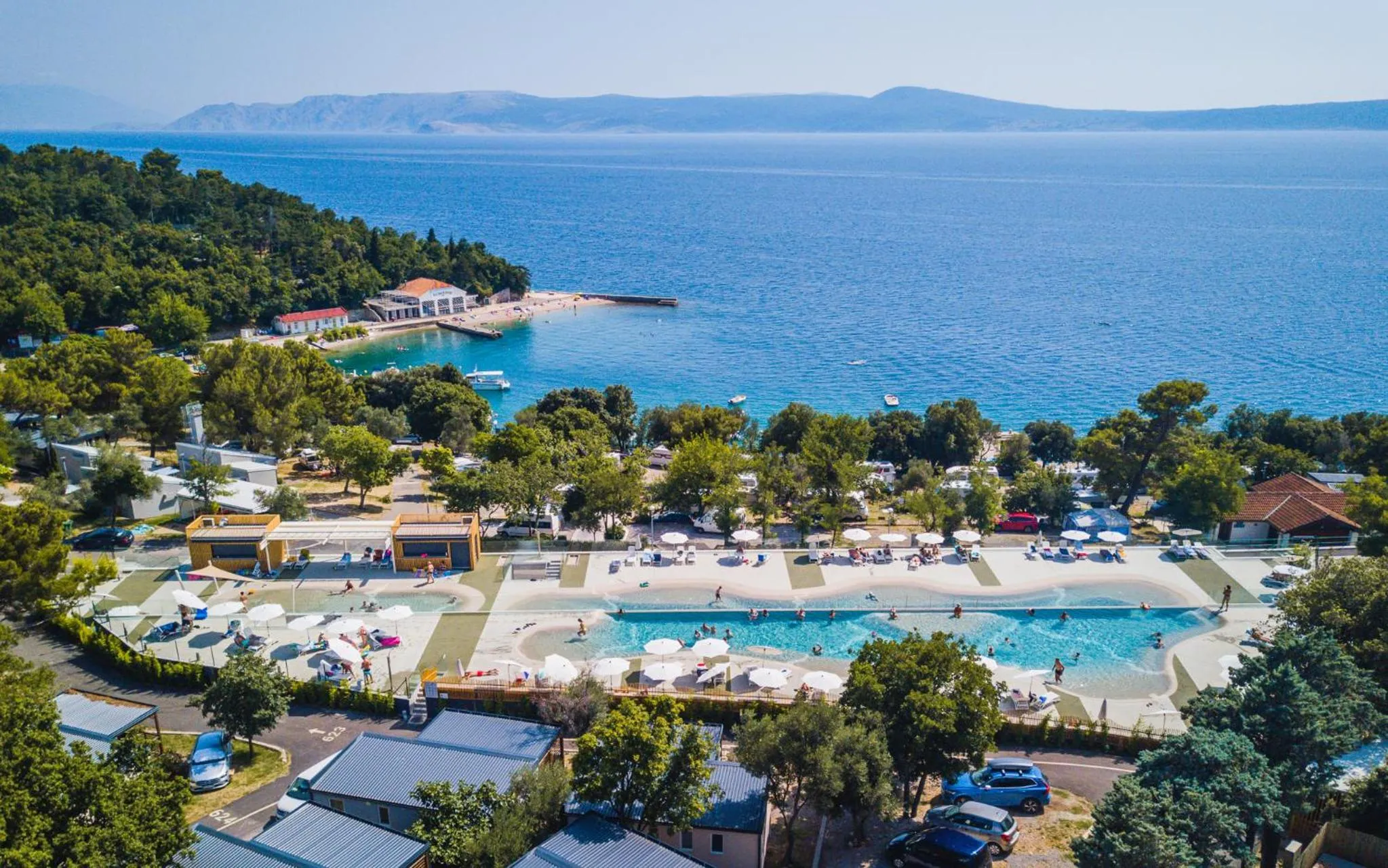 Swimming pool in Adrialux Camping Mobile Homes