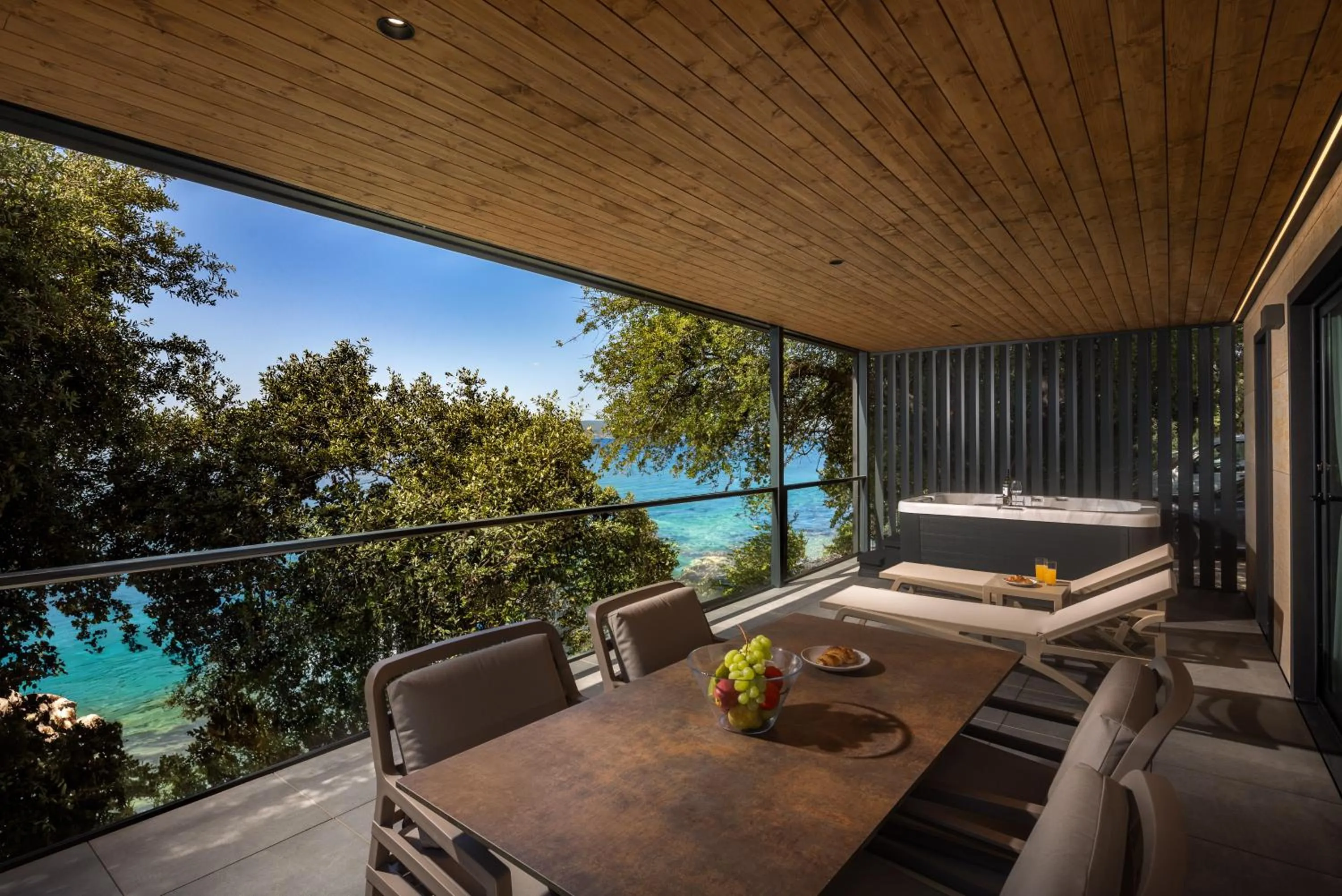 Natural landscape in Adrialux Camping Mobile Homes