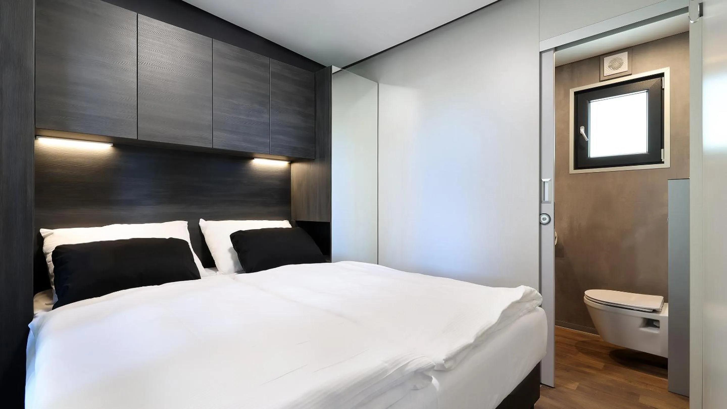 Bed in Adrialux Camping Mobile Homes