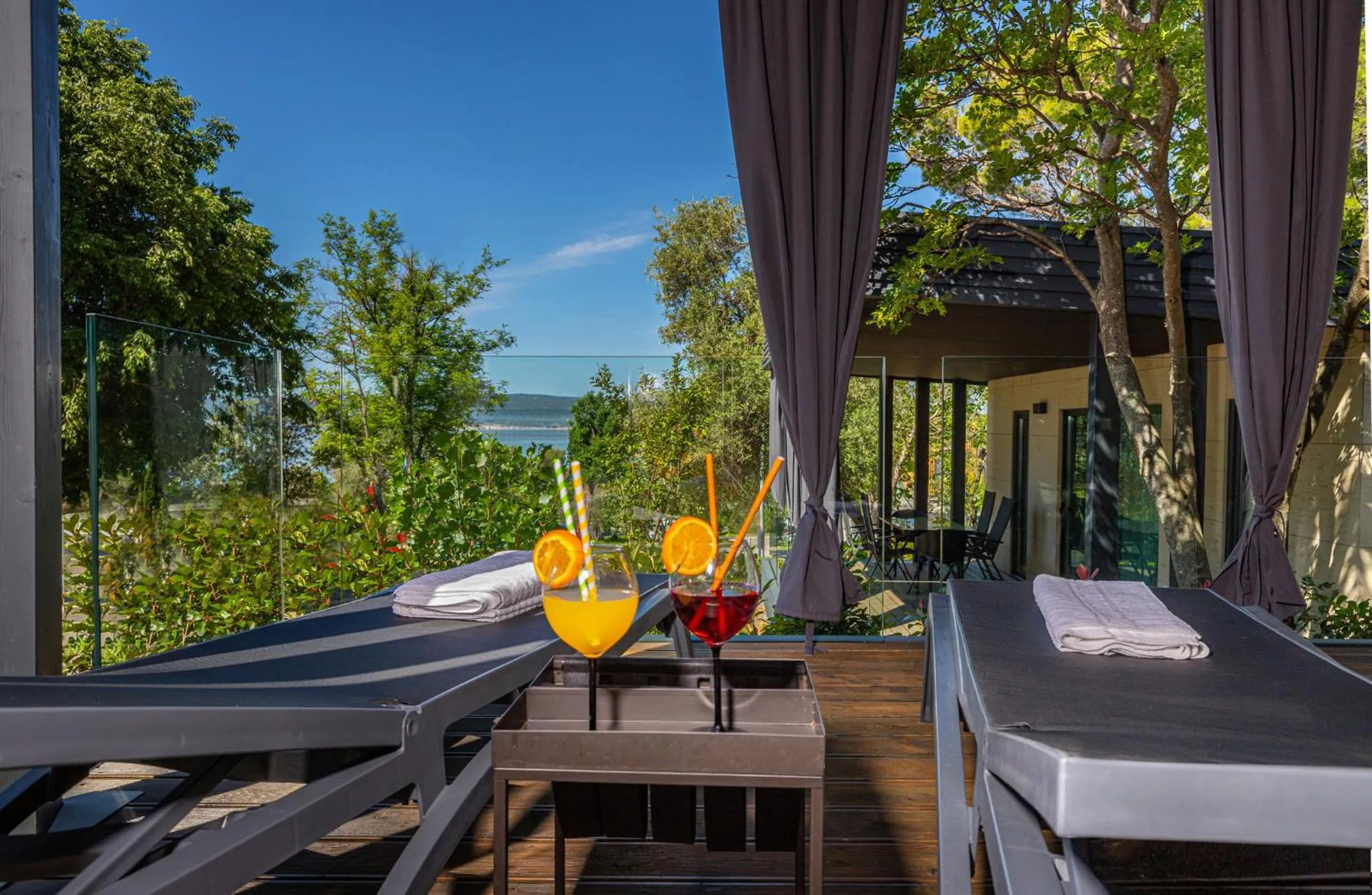 Patio in Adrialux Camping Mobile Homes