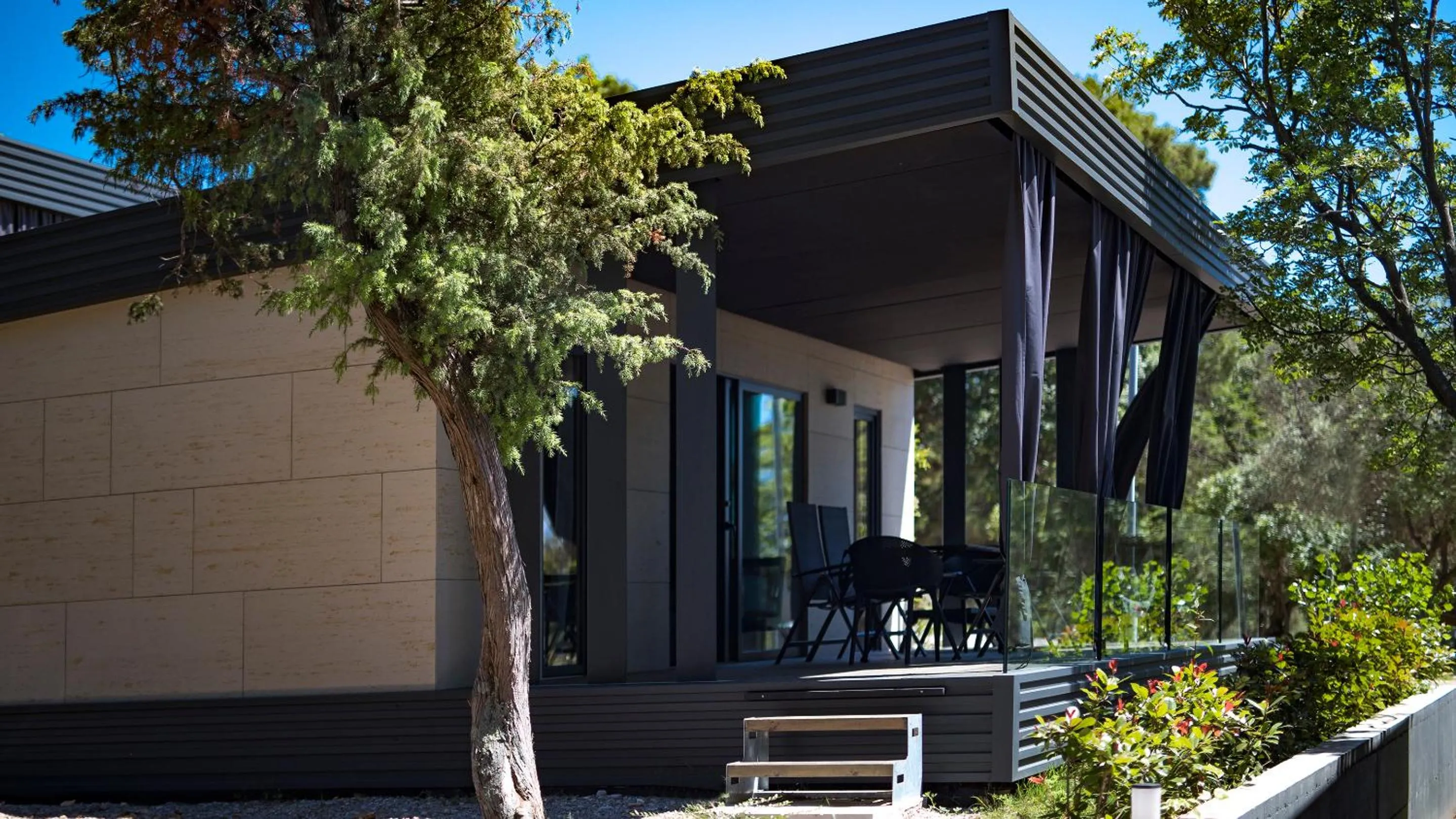 Patio in Adrialux Camping Mobile Homes