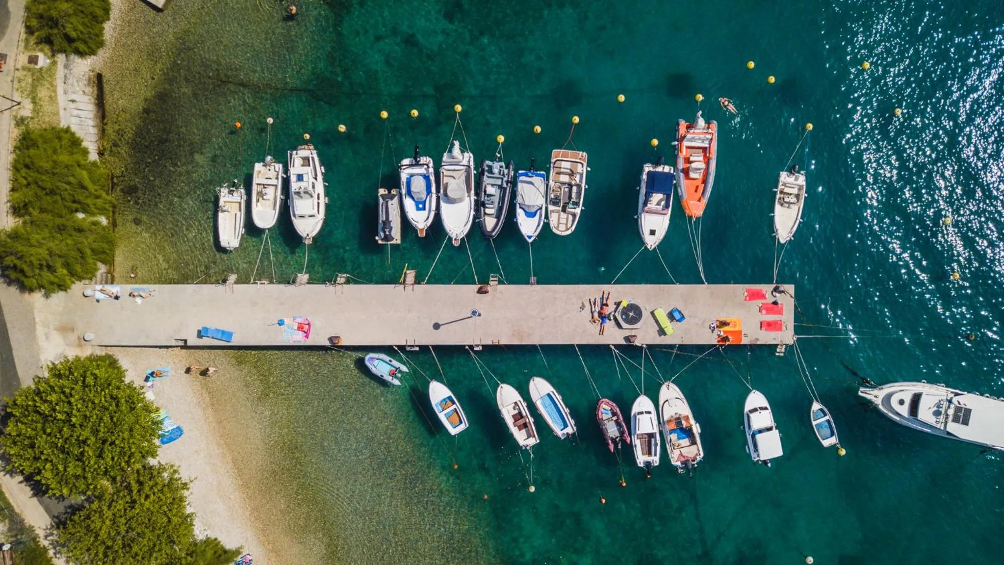 Beach in Adrialux Camping Mobile Homes
