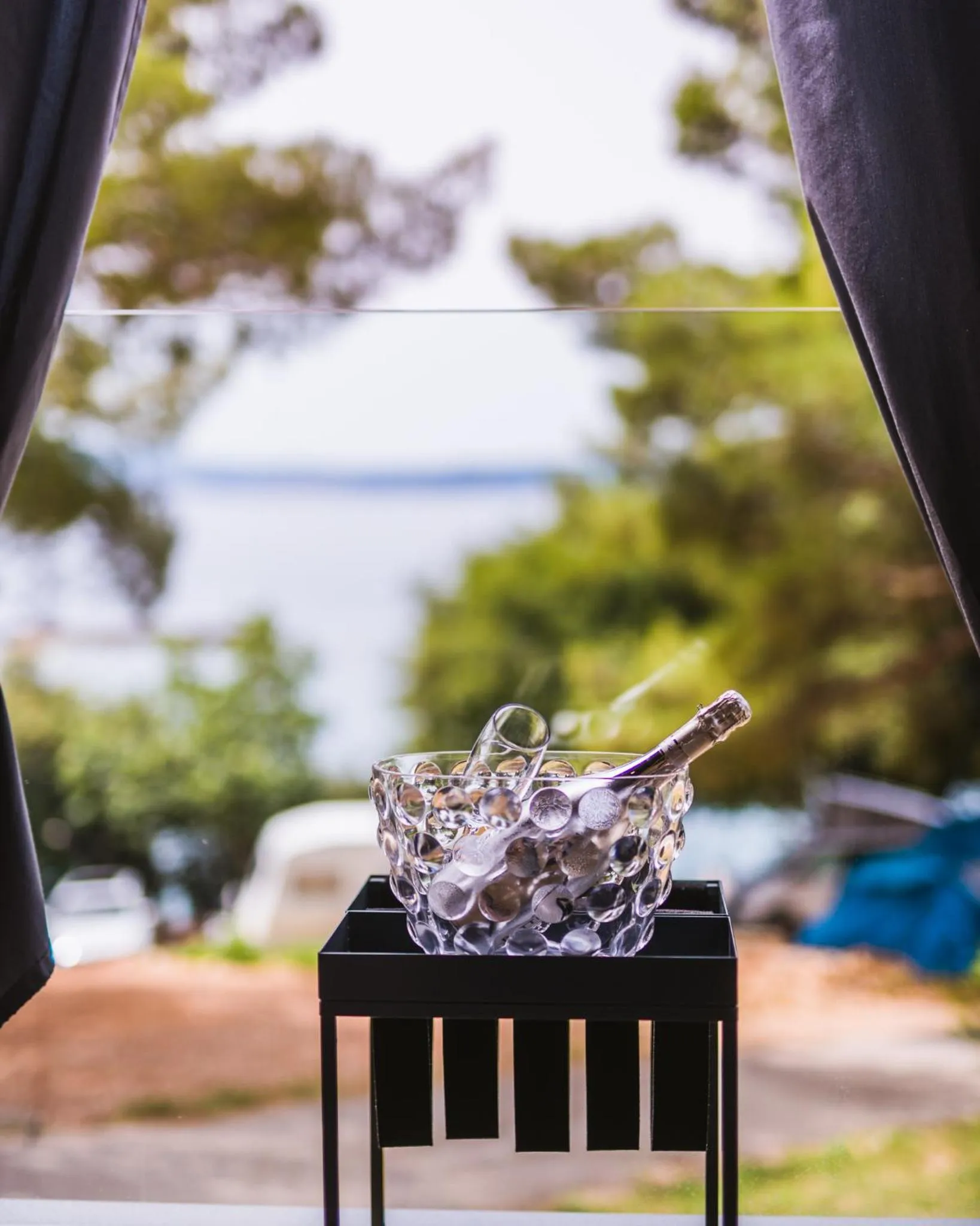Balcony/Terrace in Adrialux Camping Mobile Homes