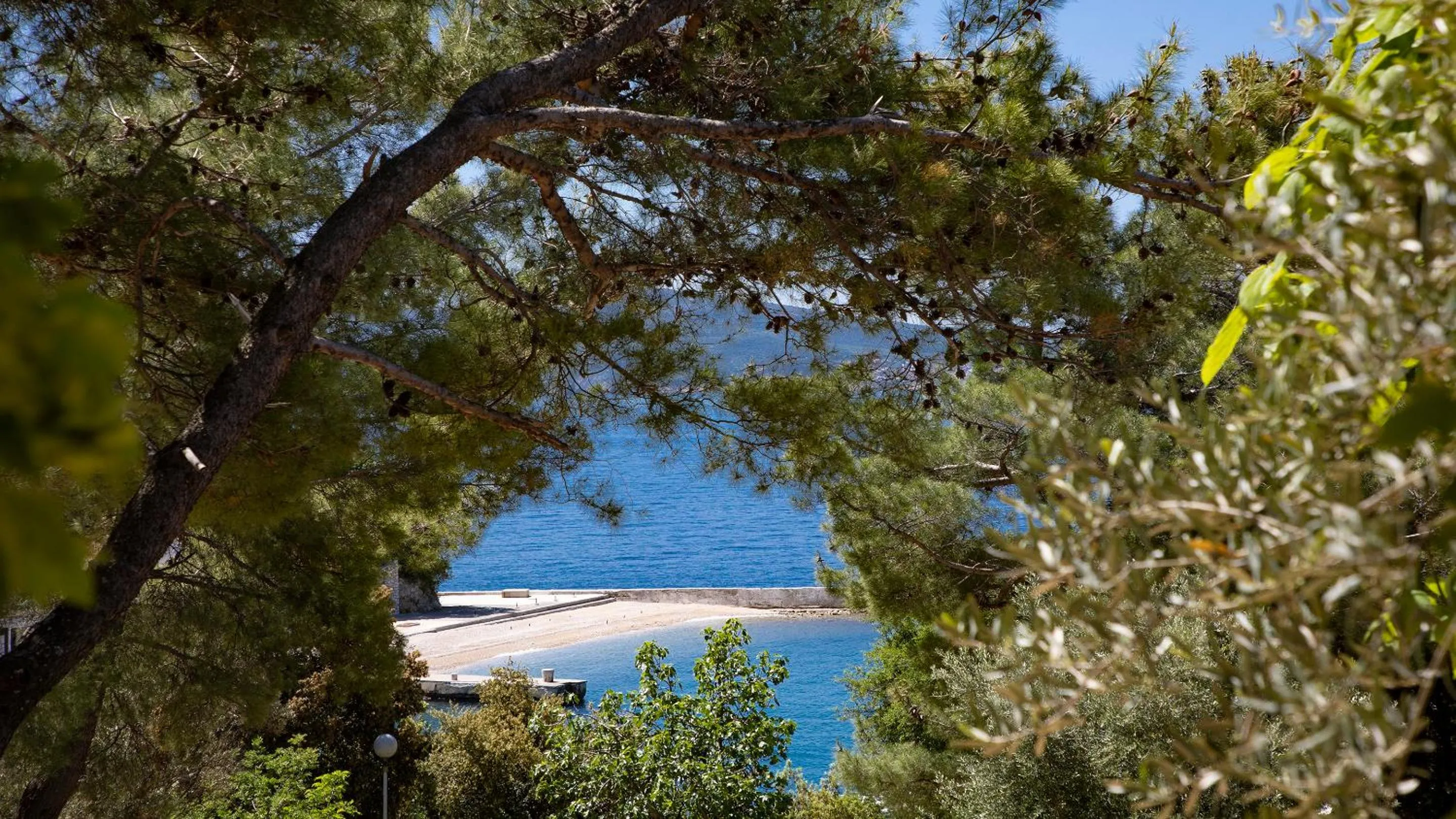 Natural landscape in Adrialux Camping Mobile Homes