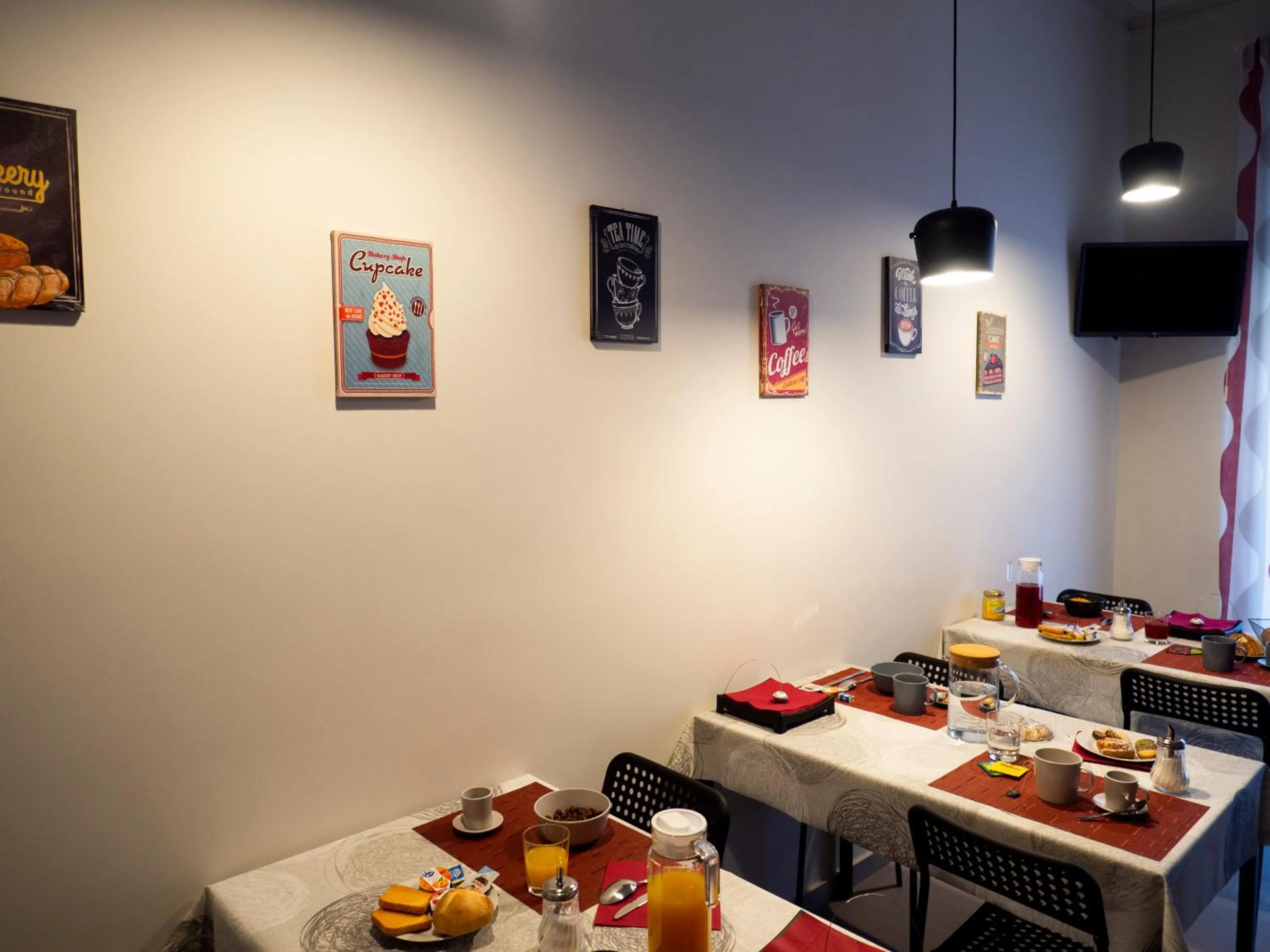 Food and drinks in B&B Contessa dei venti