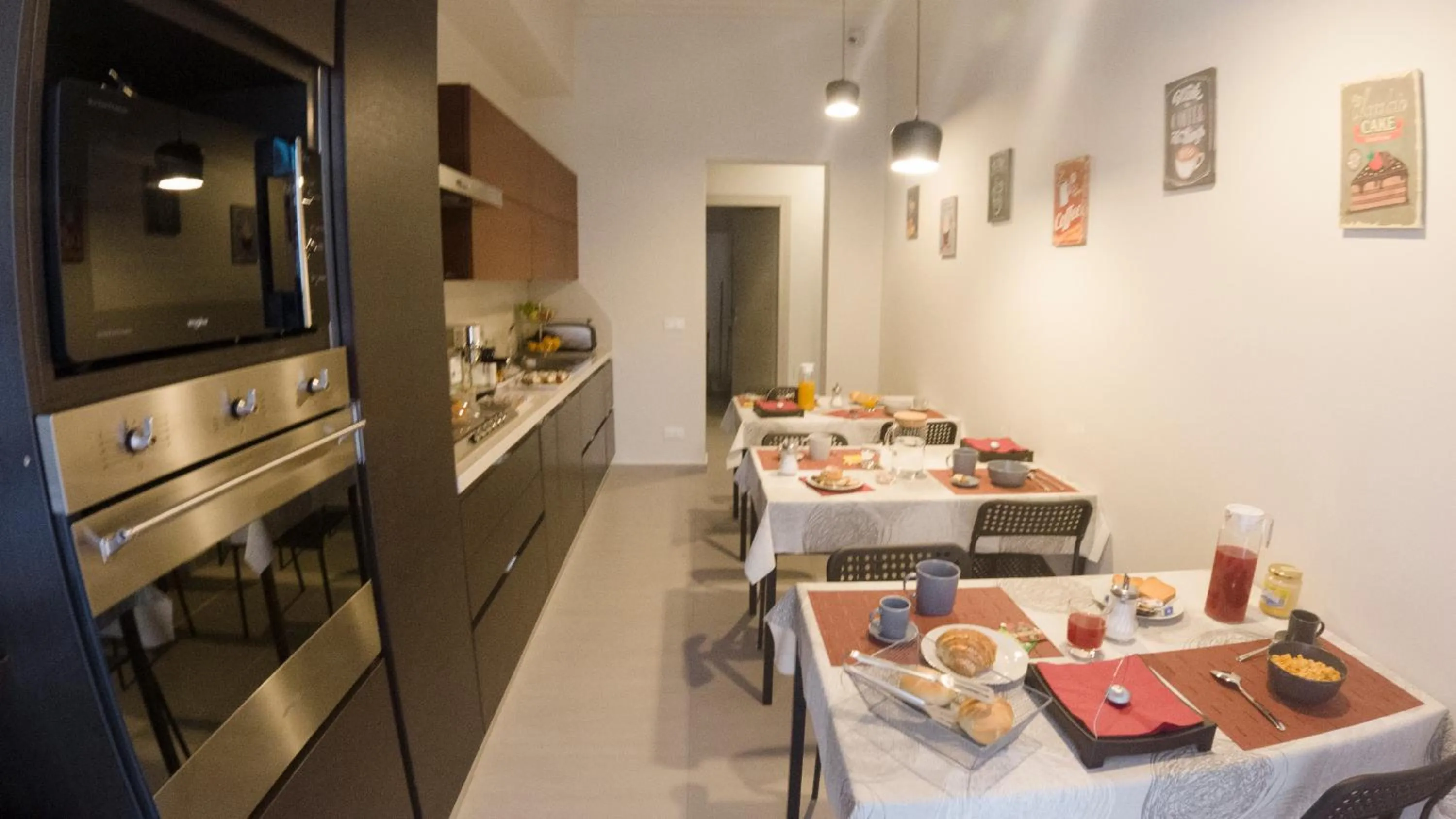 Food and drinks in B&B Contessa dei venti