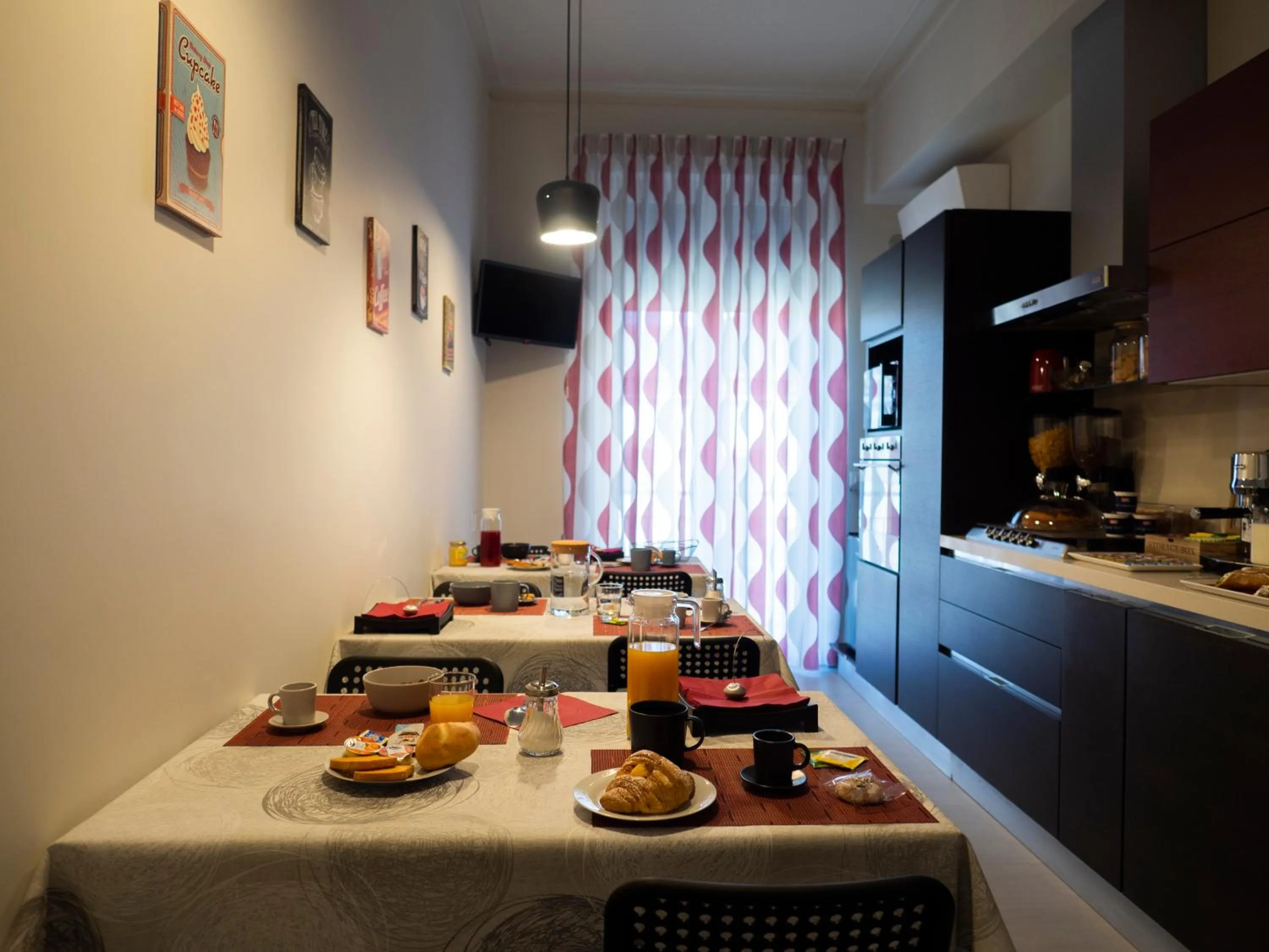 Food and drinks in B&B Contessa dei venti