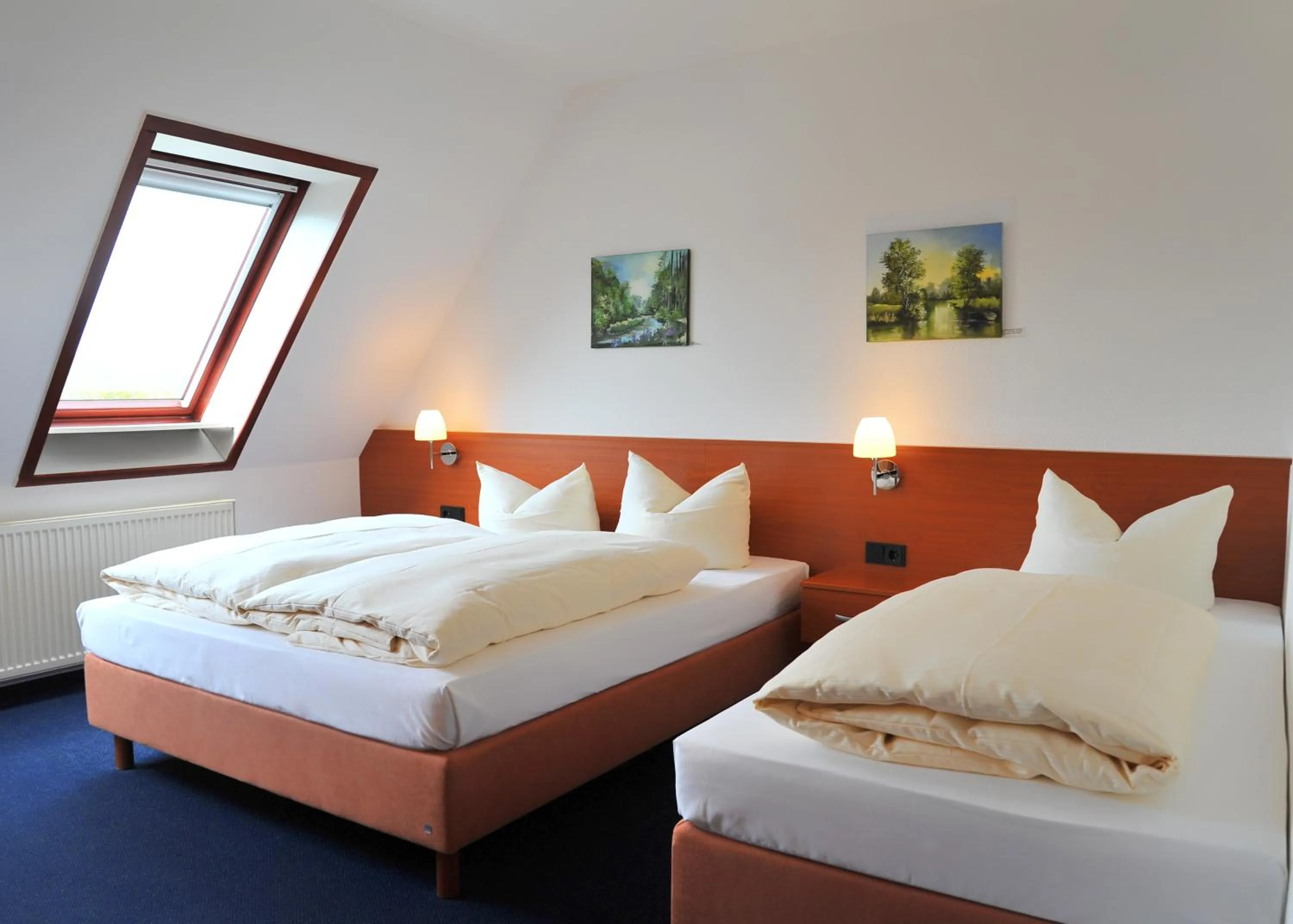 Bedroom, Bed in Hotel Spreewaldeck